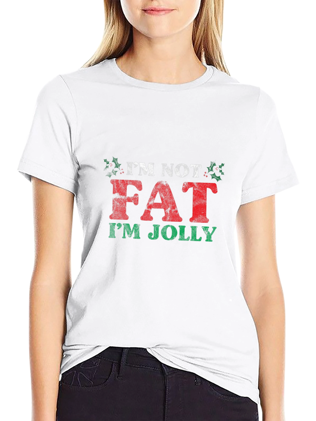 Im Not Fat Im Jolly Christmas T-Shirt
