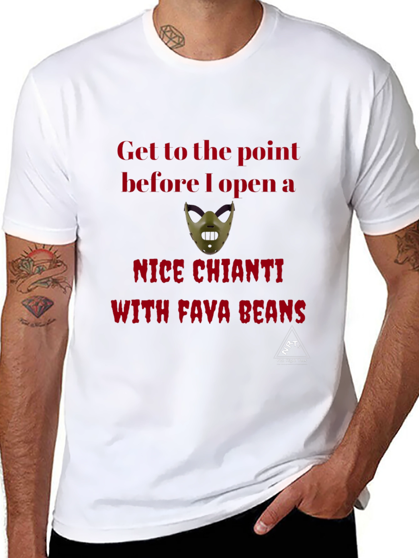 Fava Beans Chianti Novelty T-Shirt