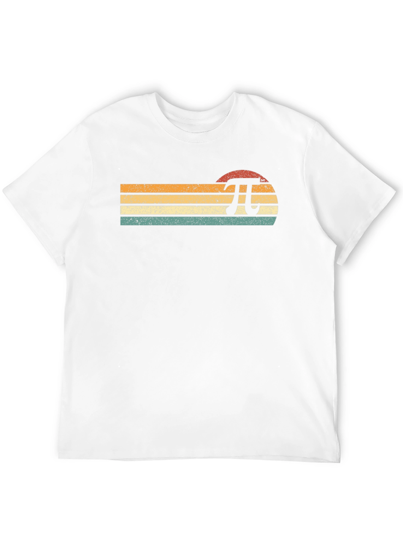 Retro Pi Symbol Graphic T-Shirt