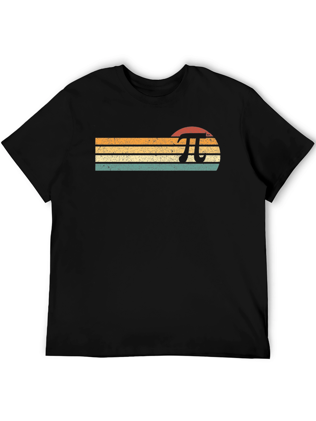 Retro Pi Symbol Graphic T-Shirt