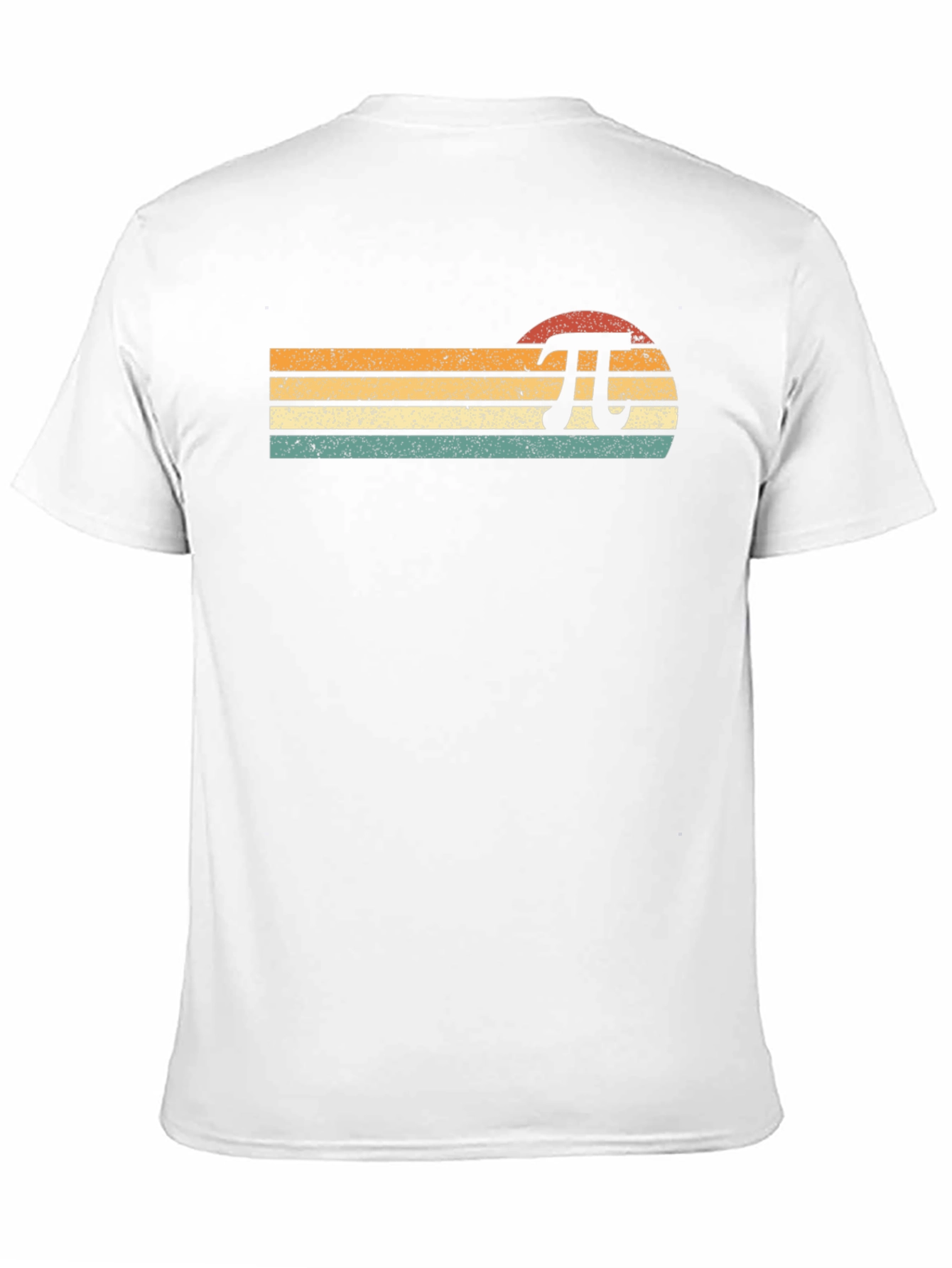 Retro Pi Symbol Graphic T-Shirt