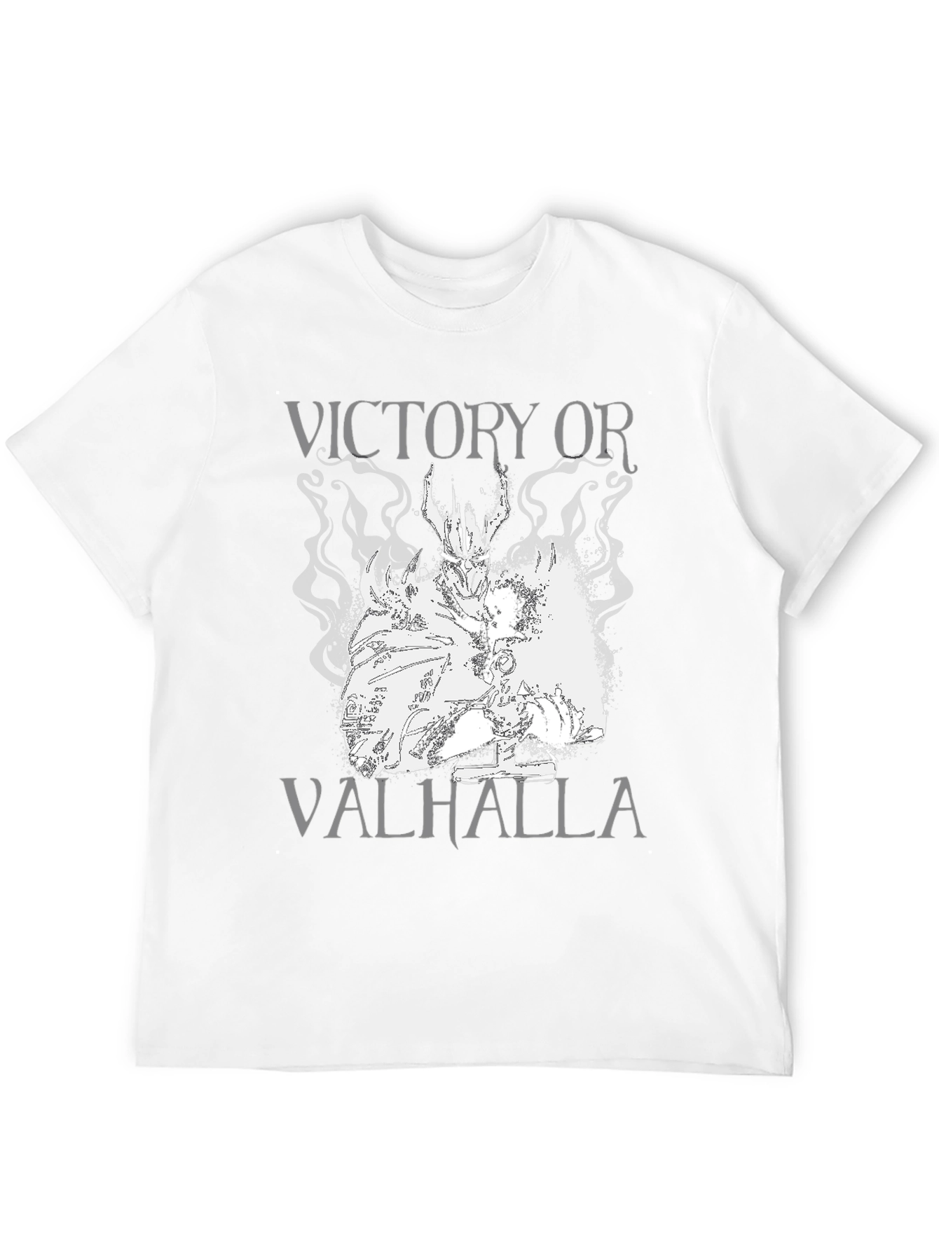 Victory or Valhalla Graphic Tee - Black