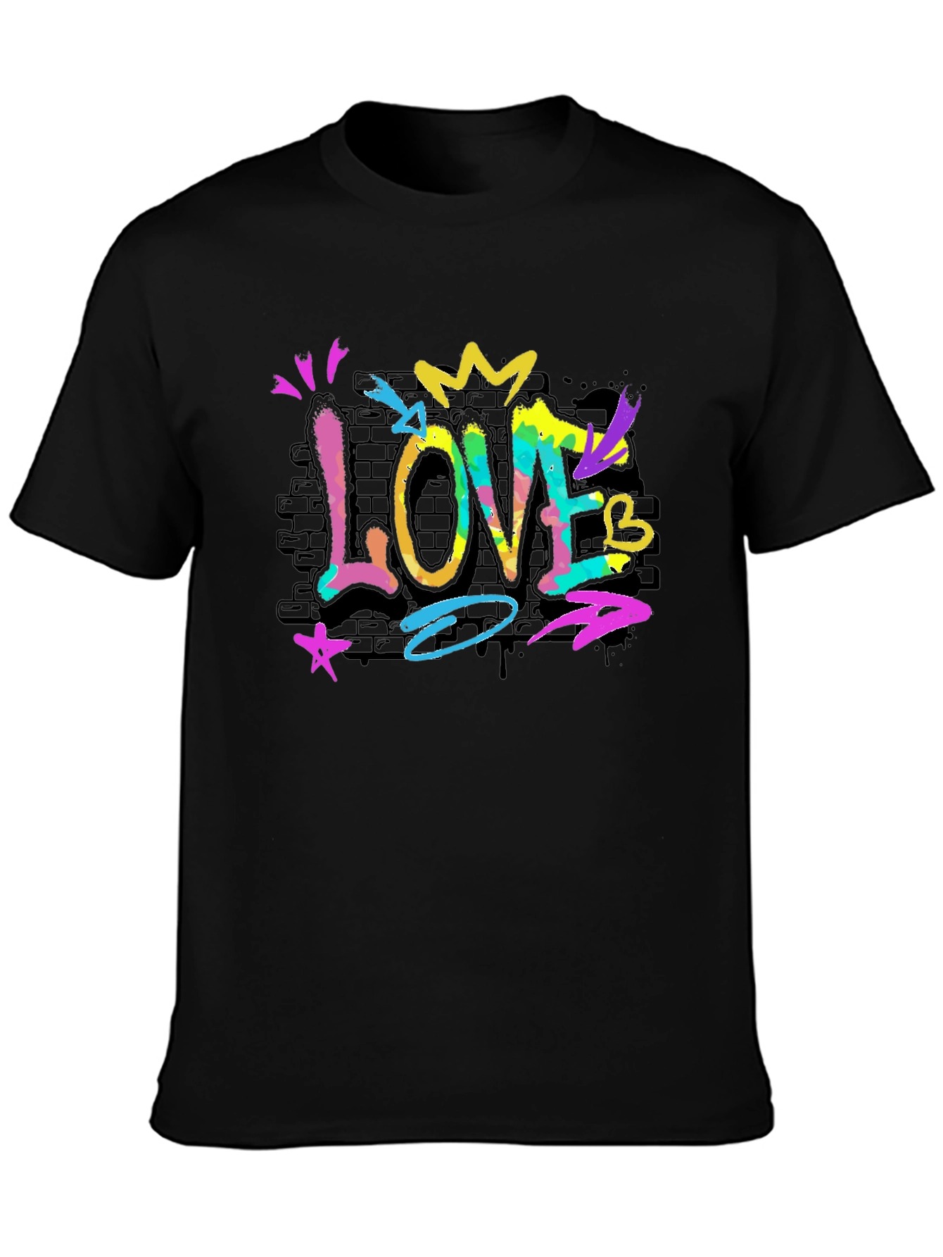 Graffiti Love Tee - Artistic Streetwear
