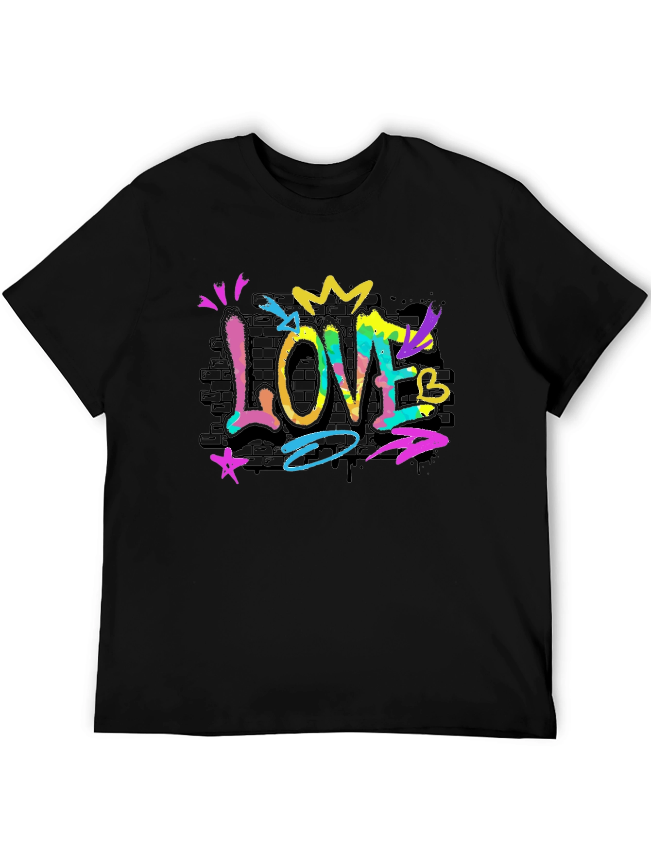 Graffiti Love Tee - Artistic Streetwear