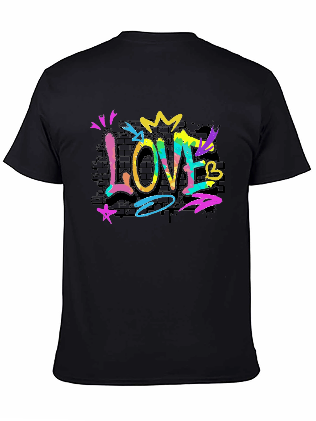 Graffiti Love Tee - Artistic Streetwear