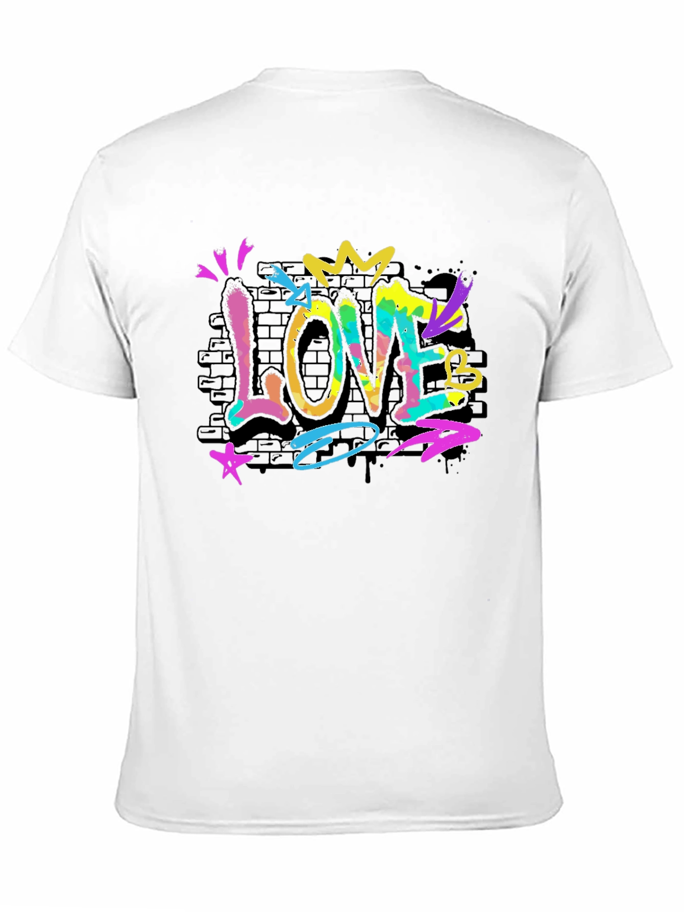 Graffiti Love Tee - Artistic Streetwear