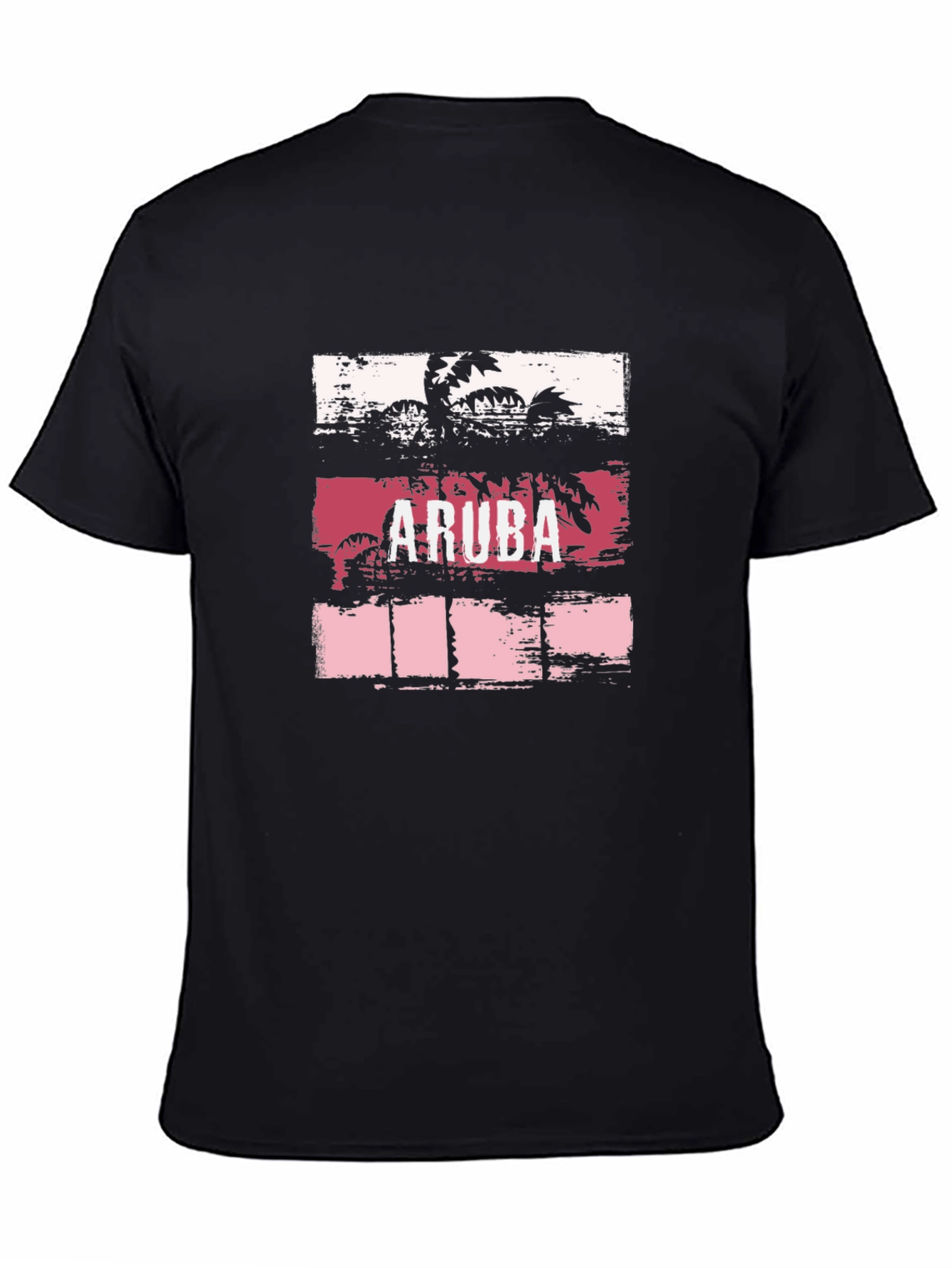 Aruba Palm Tree Graphic T-Shirt - Vacation Ready