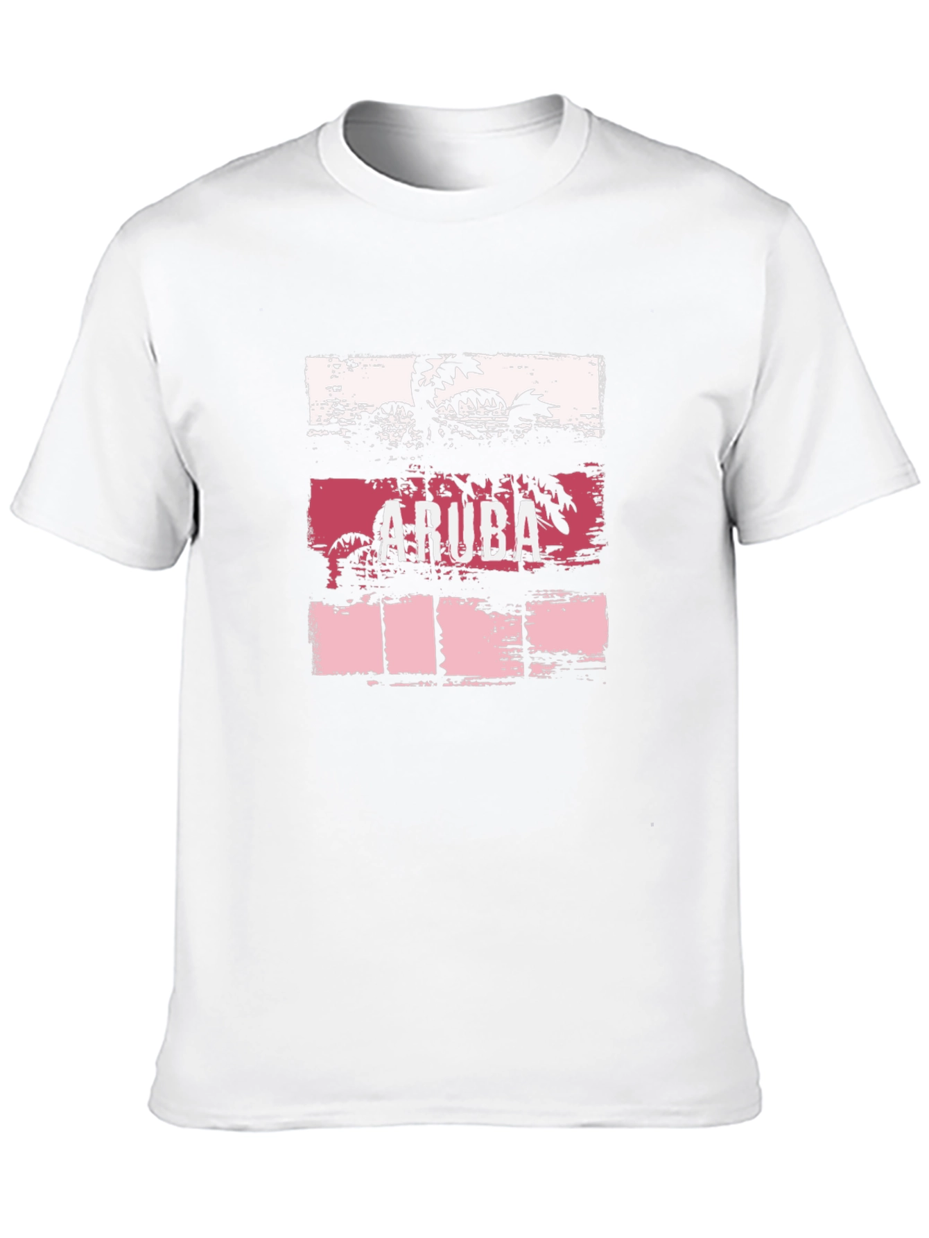 Aruba Palm Tree Graphic T-Shirt - Vacation Ready