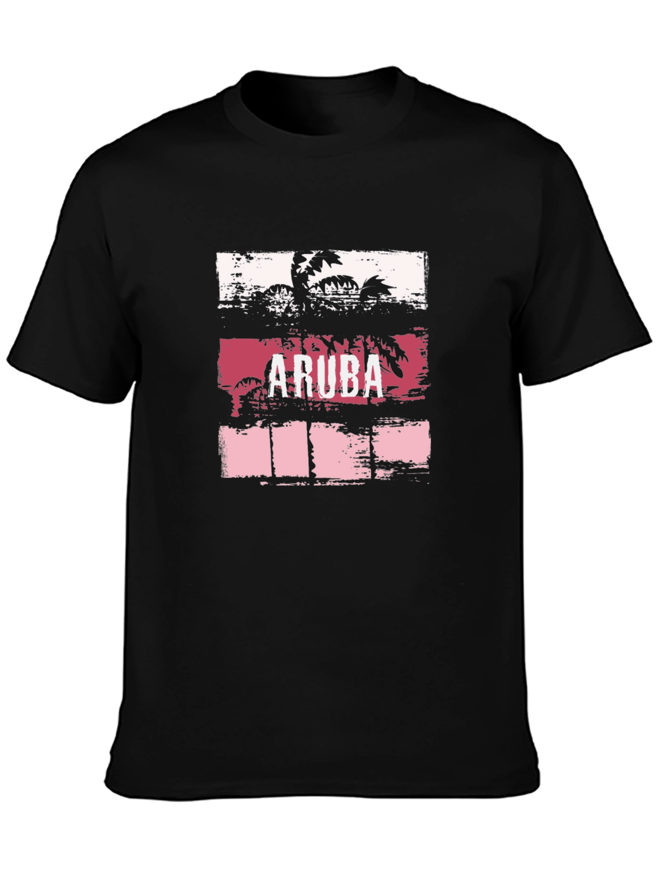 Aruba Palm Tree Graphic T-Shirt - Vacation Ready