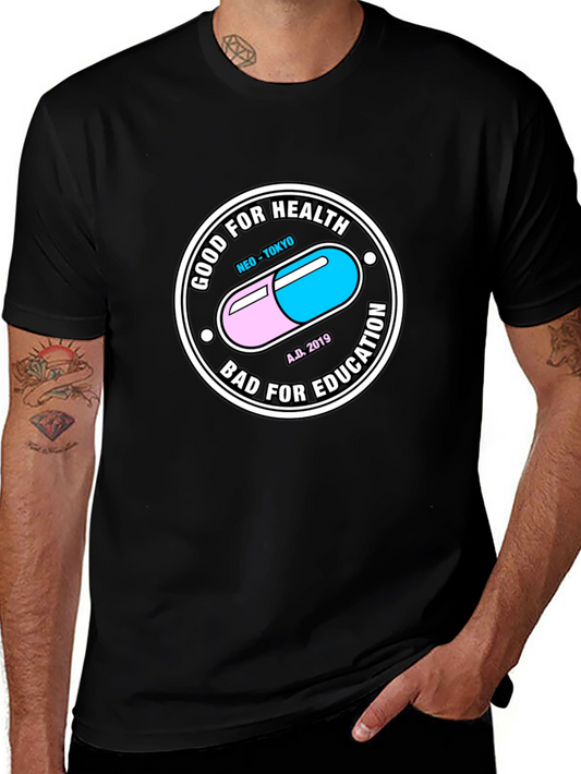 Akira Inspired T-Shirt - Good For Health Bad For Education