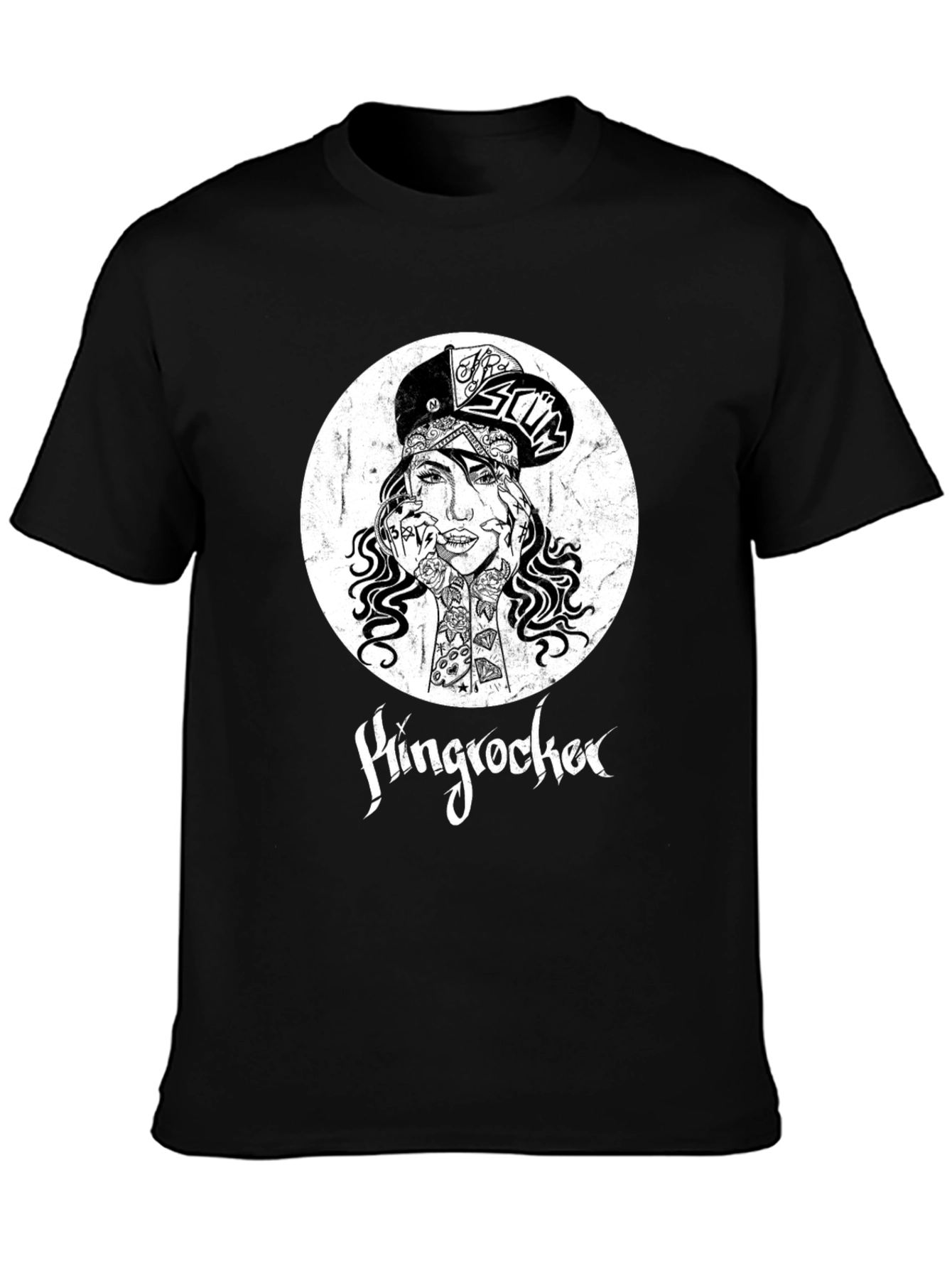 Hingrocker T-Shirt - Black Graphic Tee