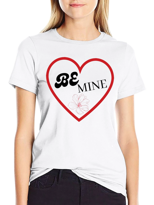 Be Mine Heart Graphic T-Shirt