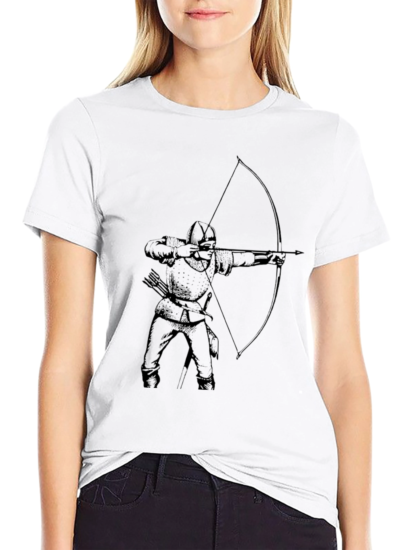 Archer Graphic Tee - Medieval Style