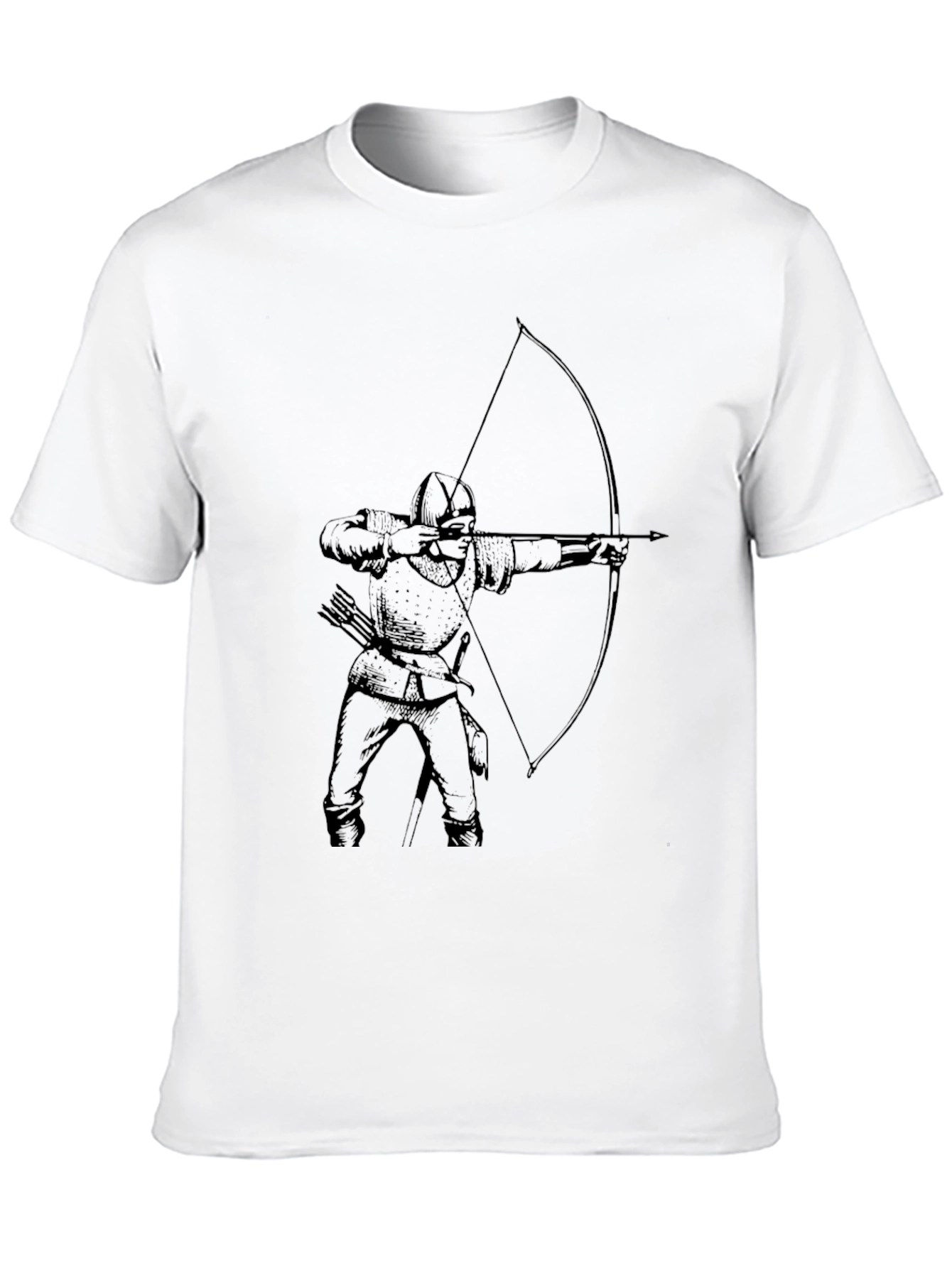 Archer Graphic Tee - Medieval Style