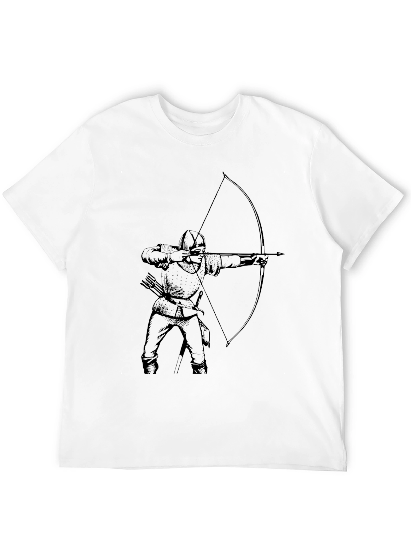 Archer Graphic Tee - Medieval Style