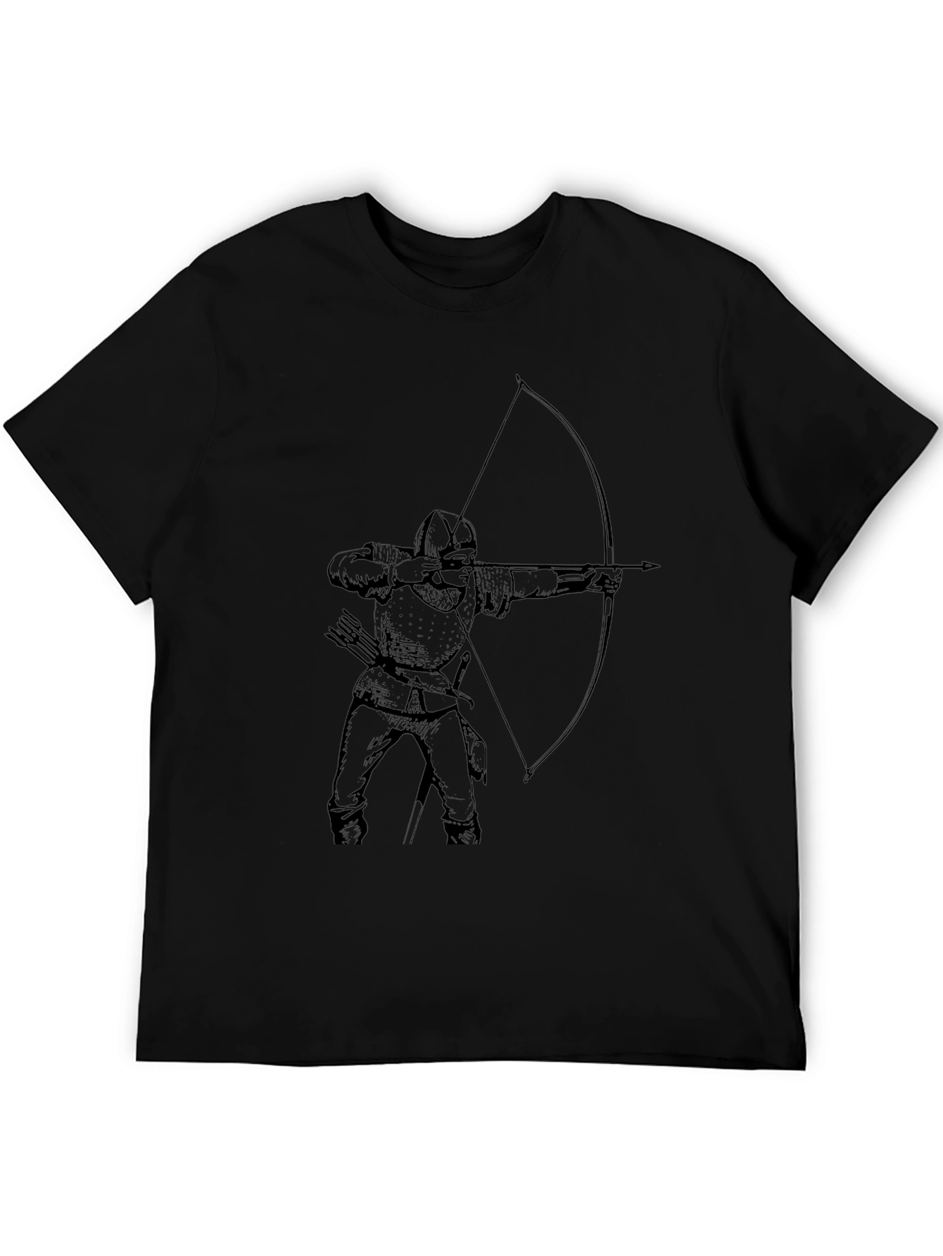 Archer Graphic Tee - Medieval Style
