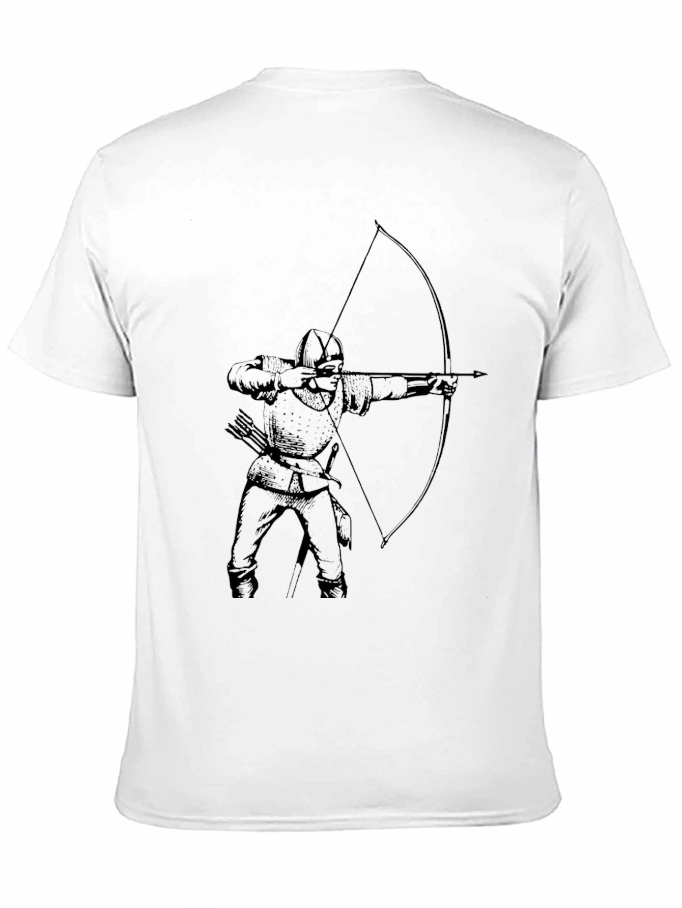 Archer Graphic Tee - Medieval Style
