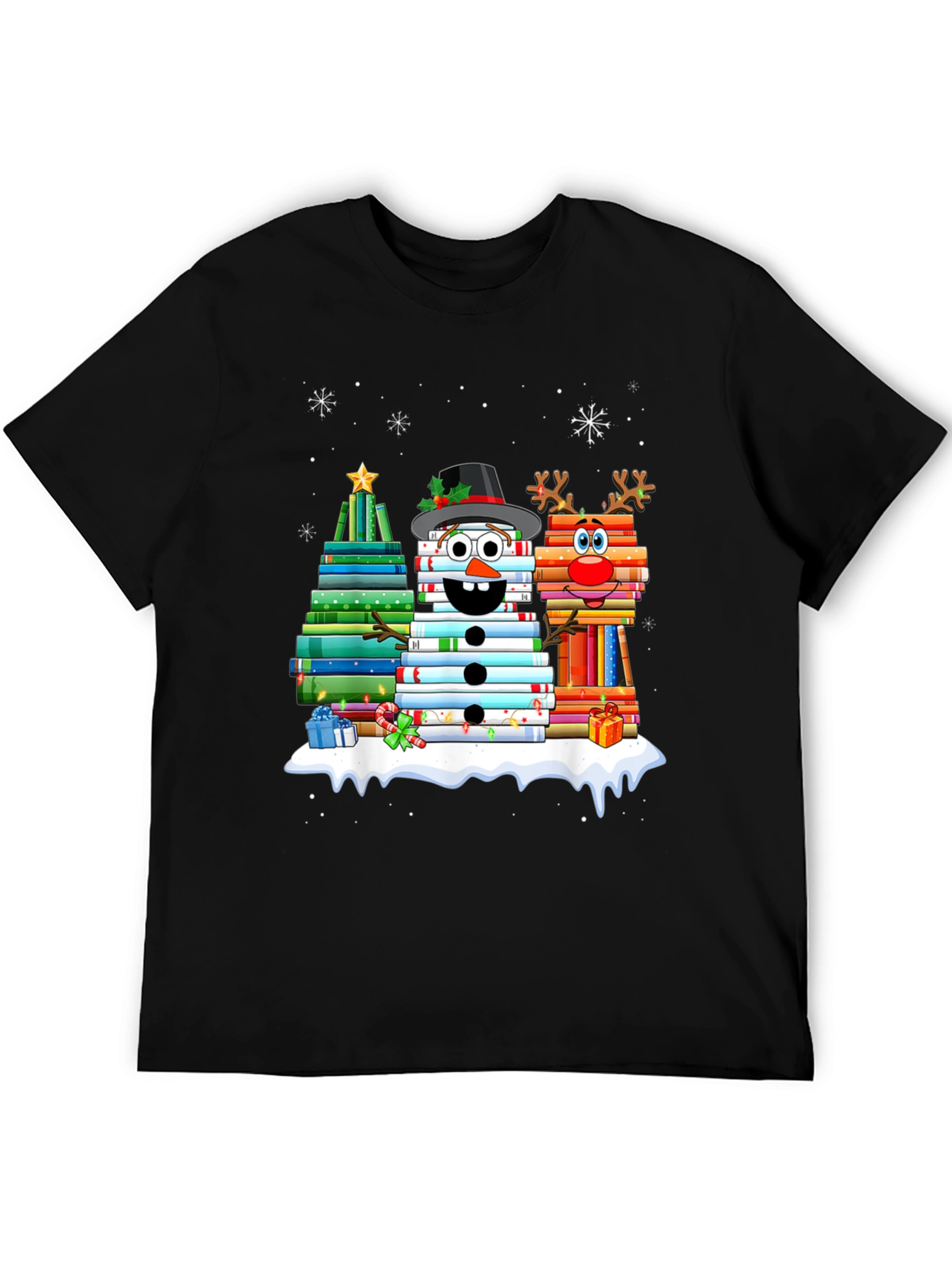 Book Christmas T-Shirt