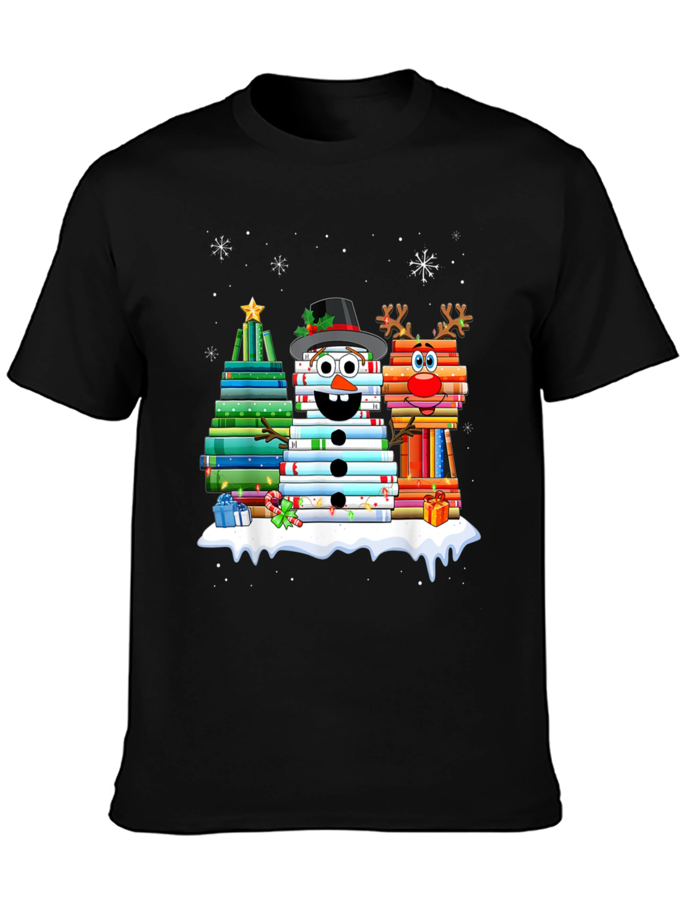 Book Christmas T-Shirt