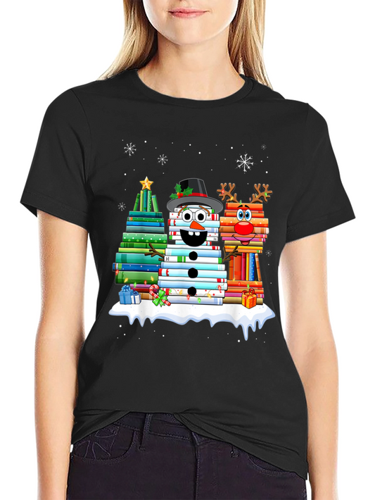 Book Christmas T-Shirt