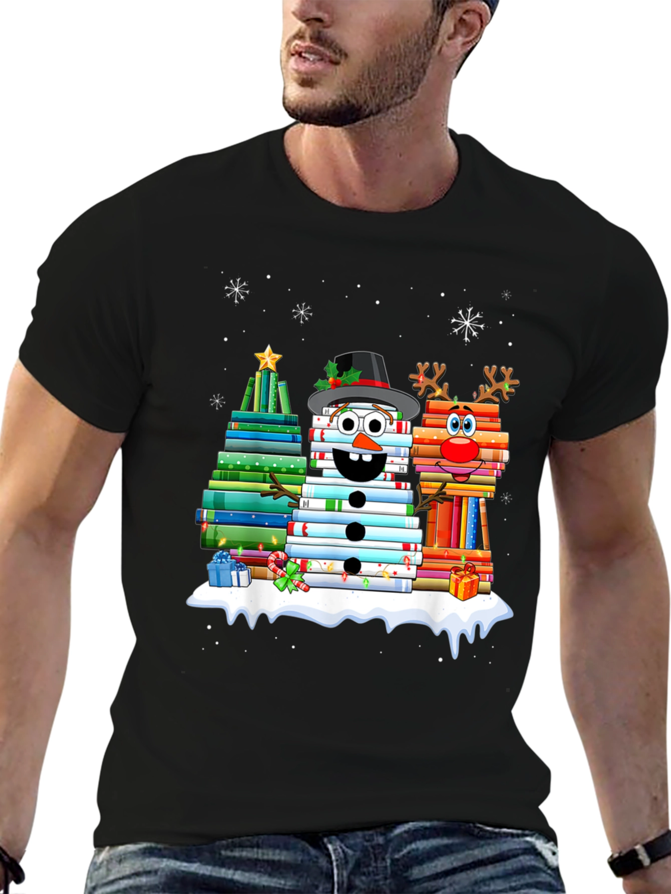 Book Christmas T-Shirt