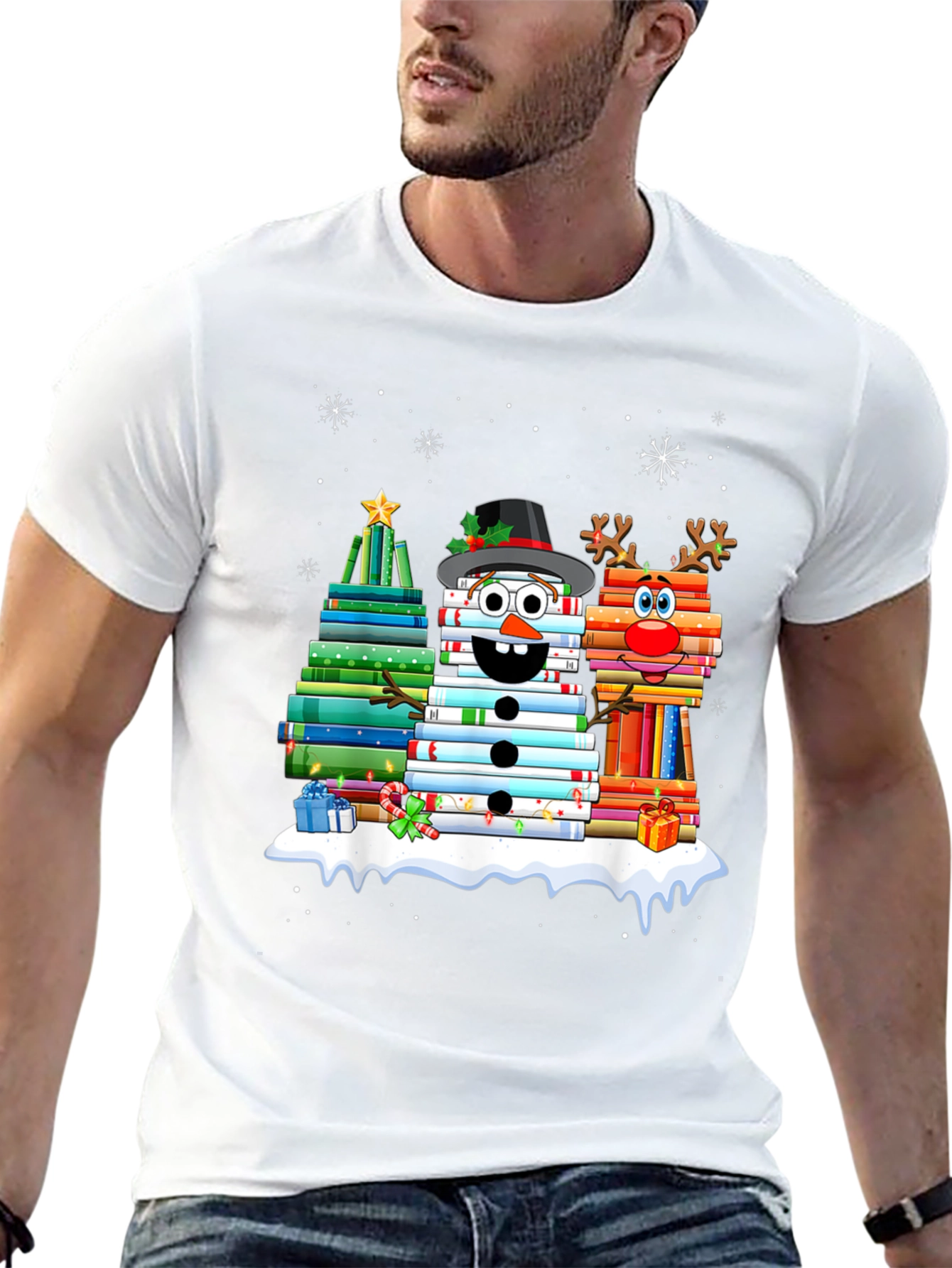 Book Christmas T-Shirt