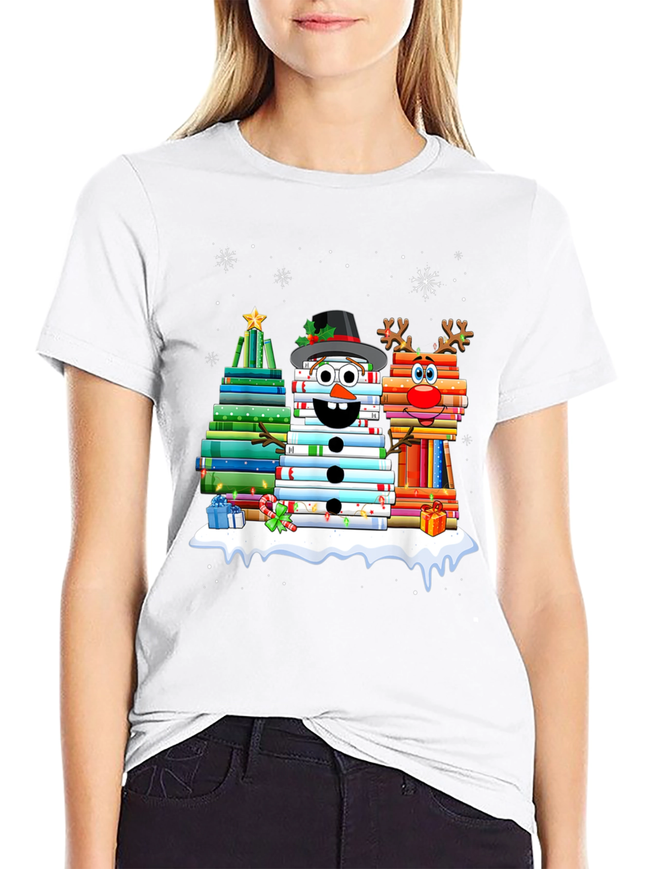 Book Christmas T-Shirt