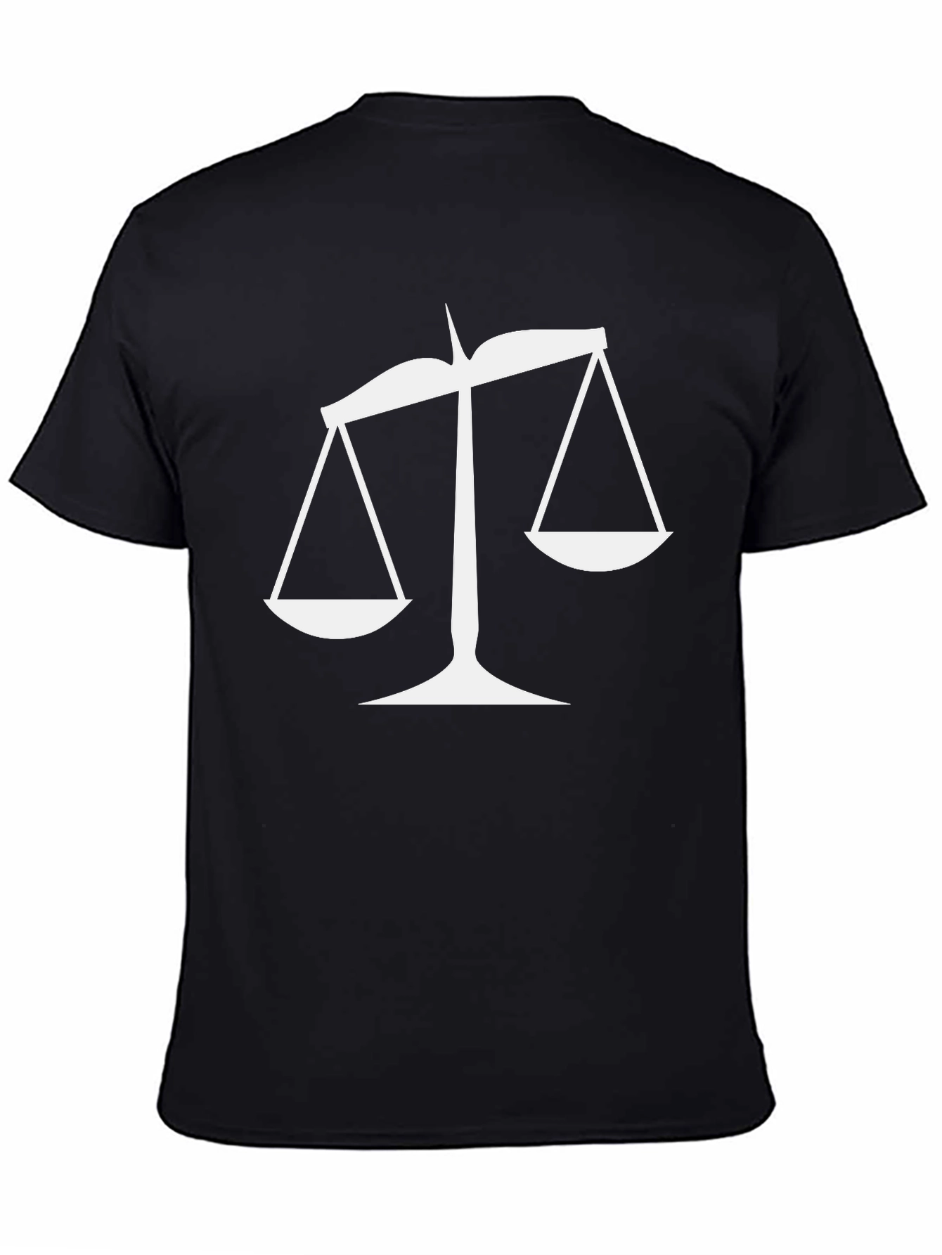 Scales of Justice Graphic Tee - Classic Black T-Shirt