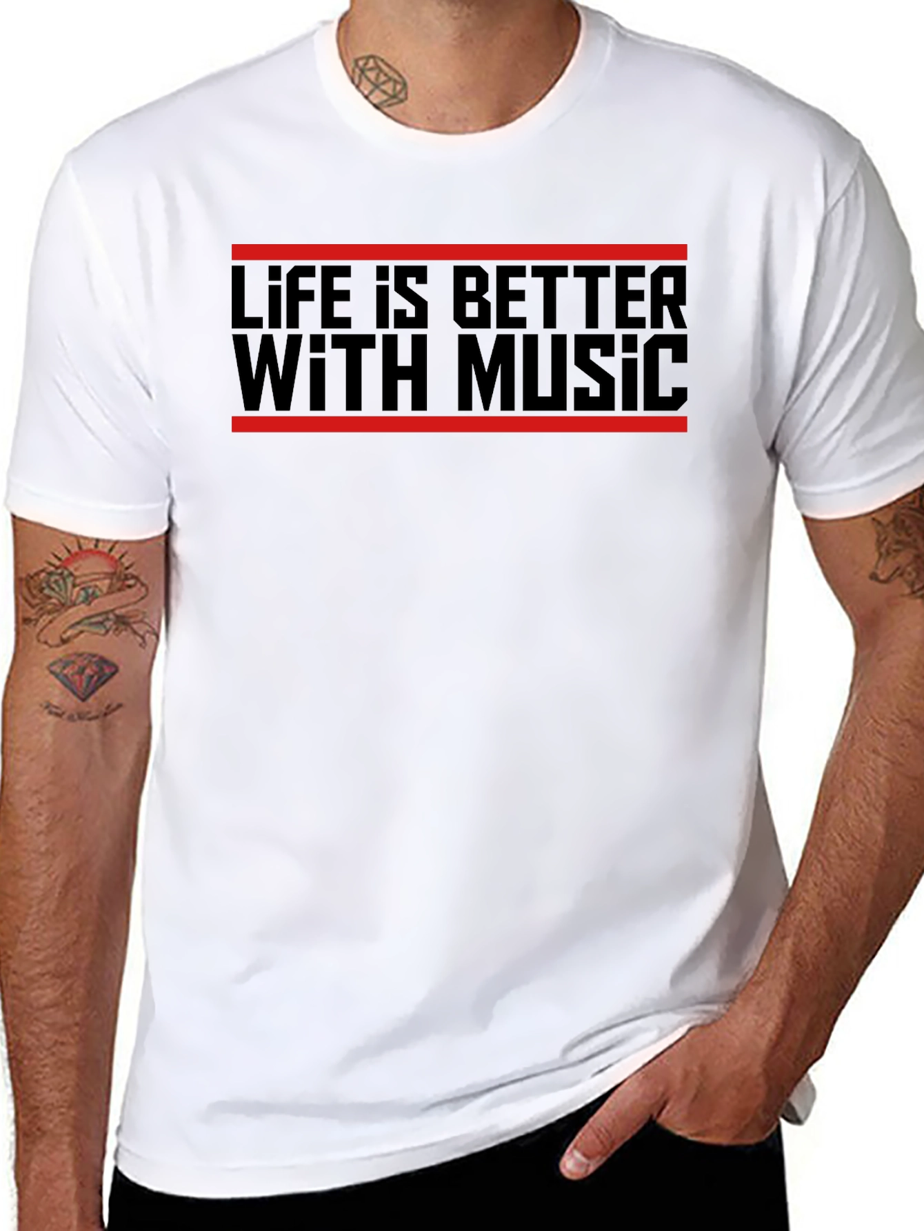 Life is Better With Music Graphic Tee