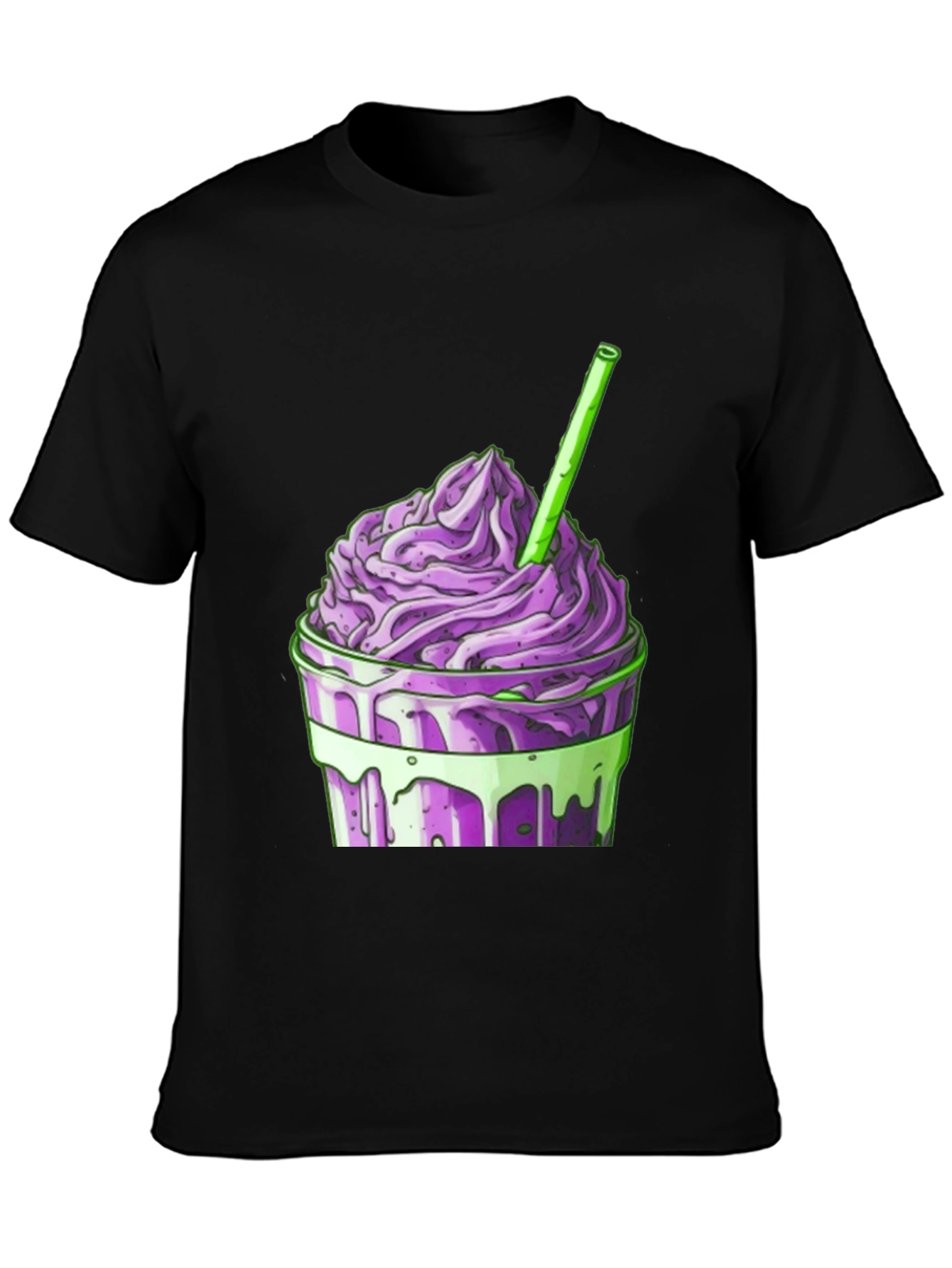 Purple Smoothie Graphic T-Shirt