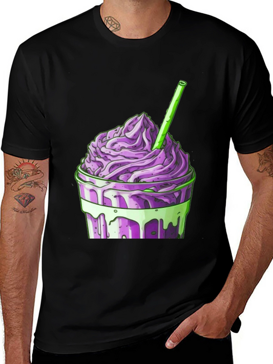 Purple Smoothie Graphic T-Shirt