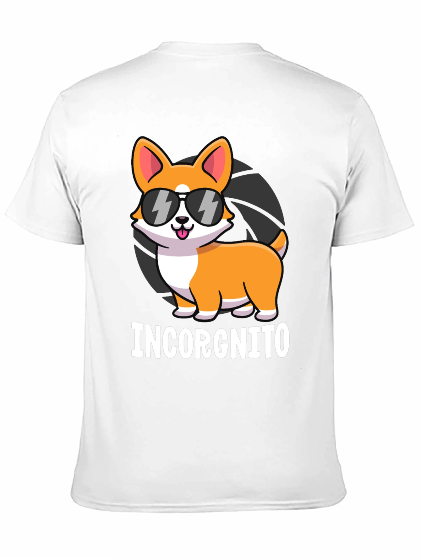Incorgnito Corgi Graphic T-Shirt