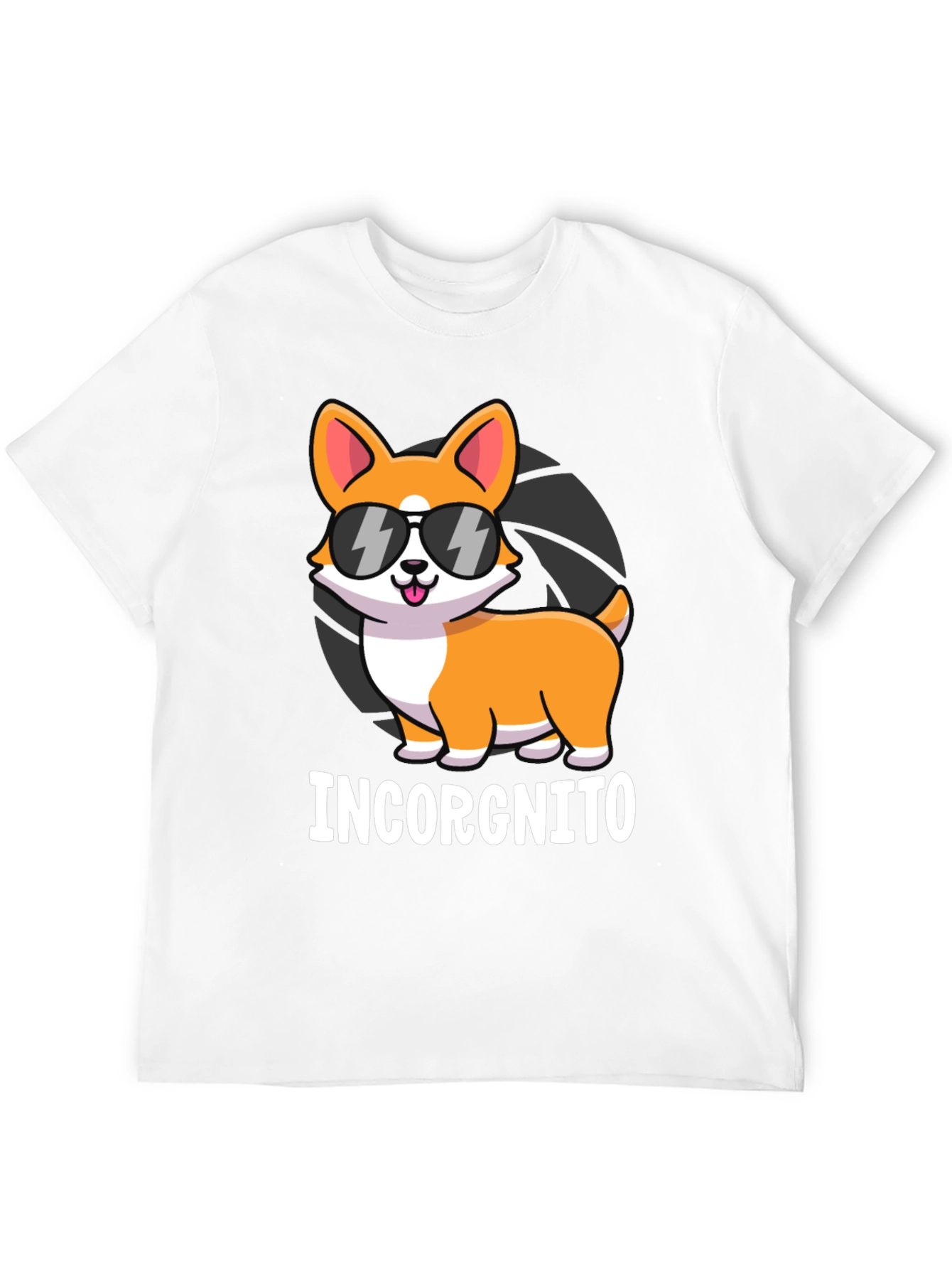 Incorgnito Corgi Graphic T-Shirt