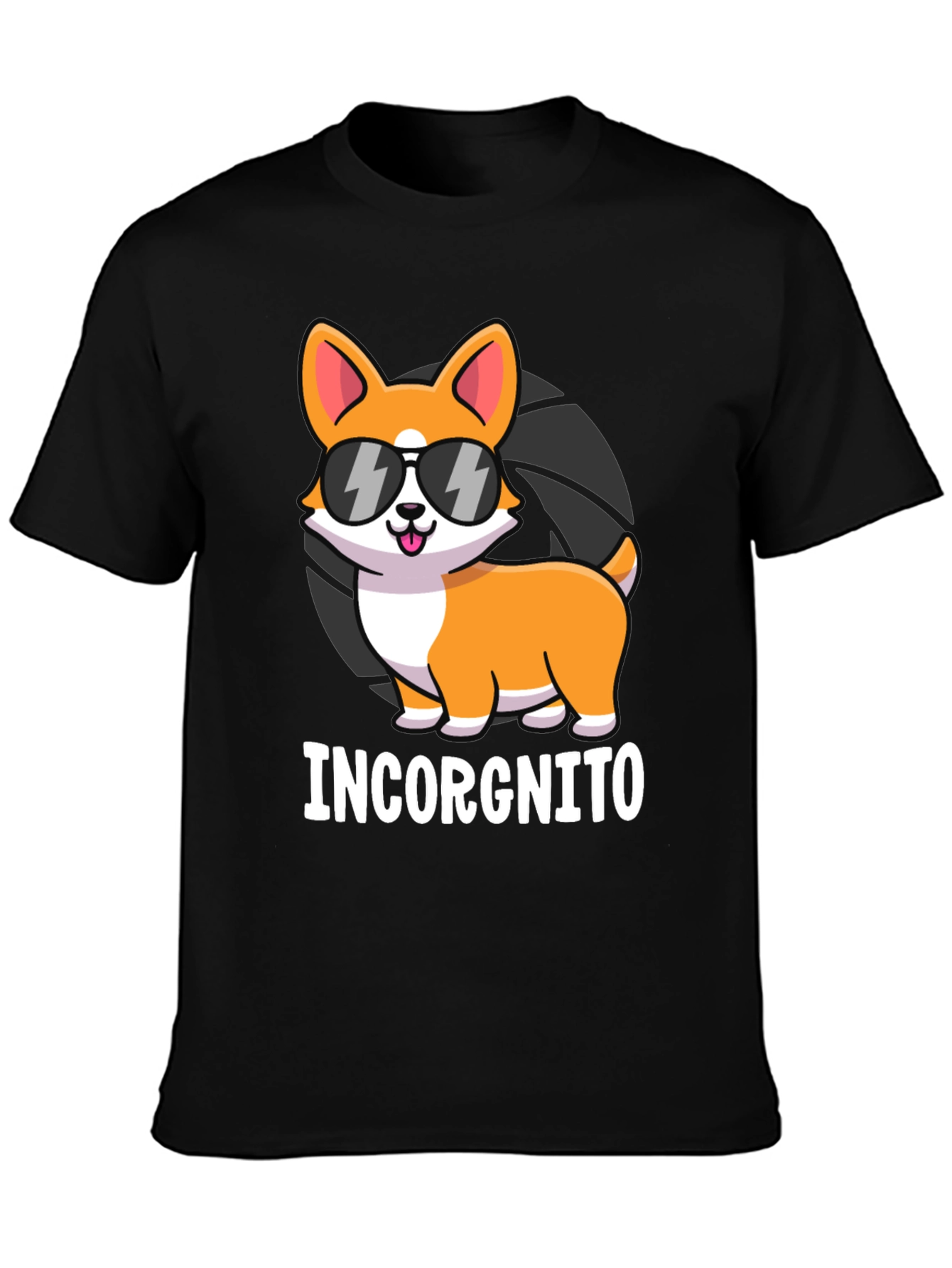 Incorgnito Corgi Graphic T-Shirt