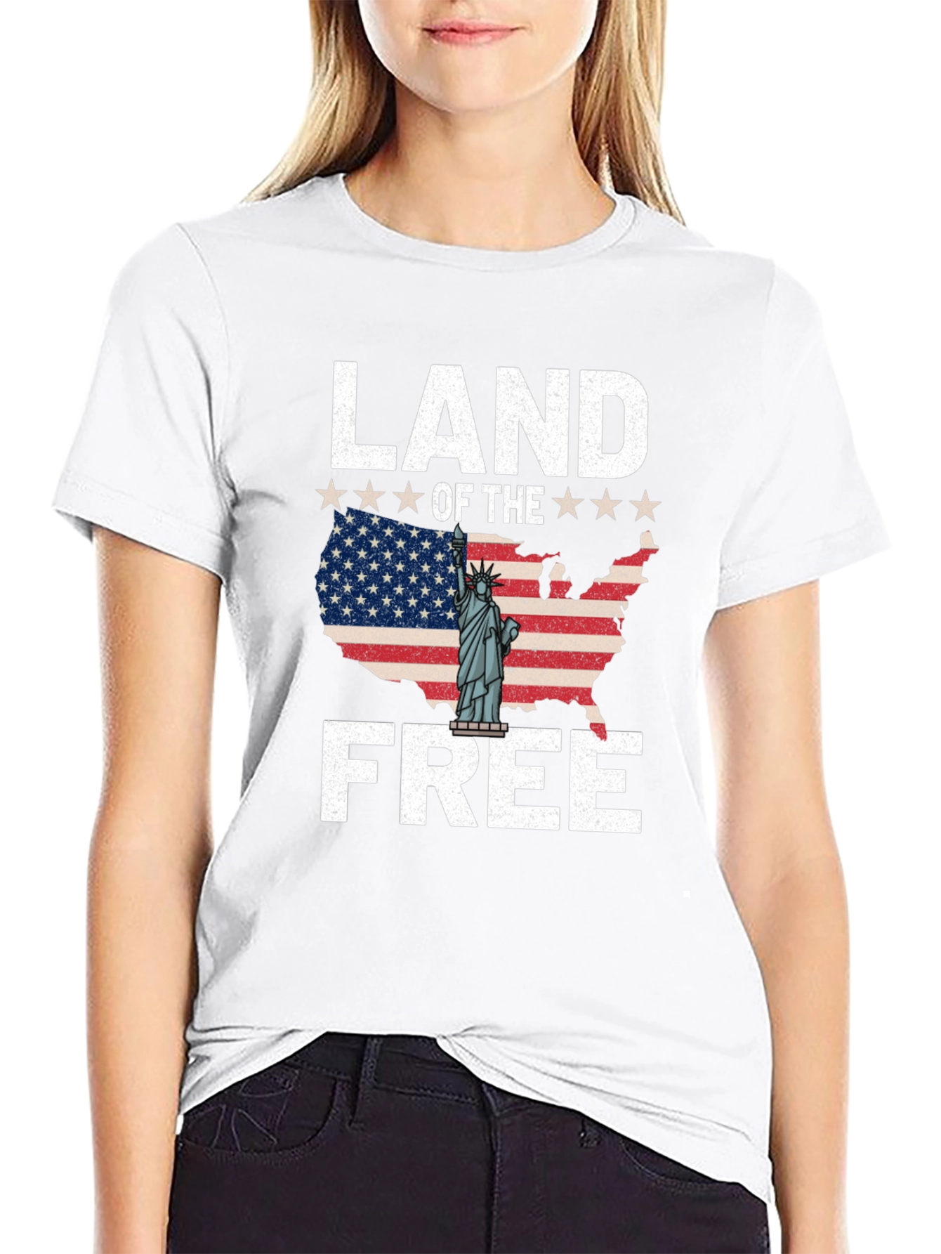 Land of the Free Patriotic T-Shirt