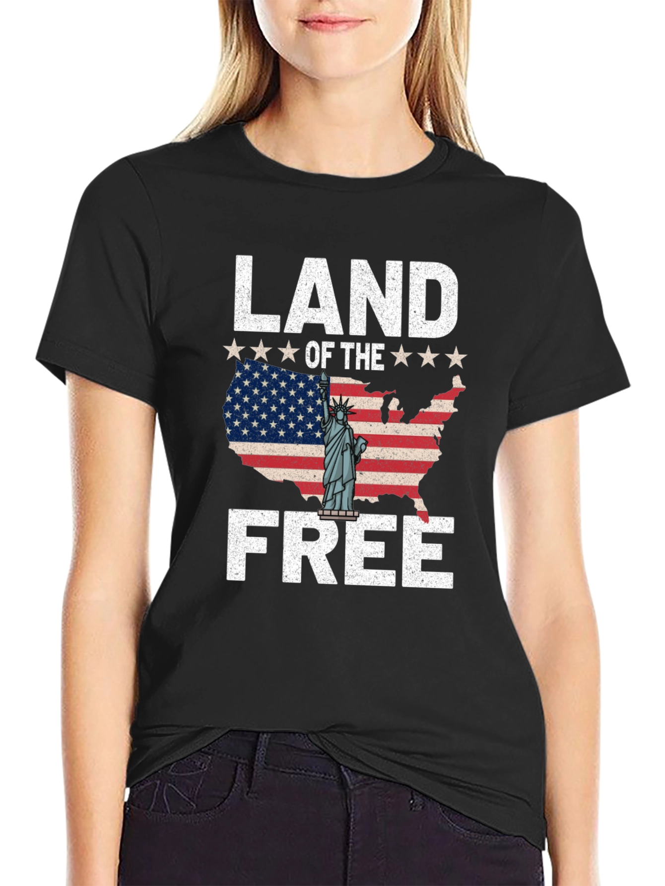 Land of the Free Patriotic T-Shirt