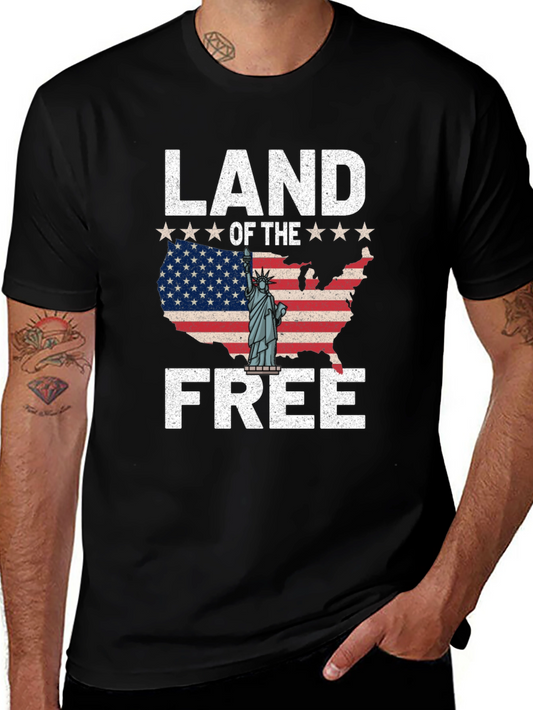 Land of the Free Patriotic T-Shirt