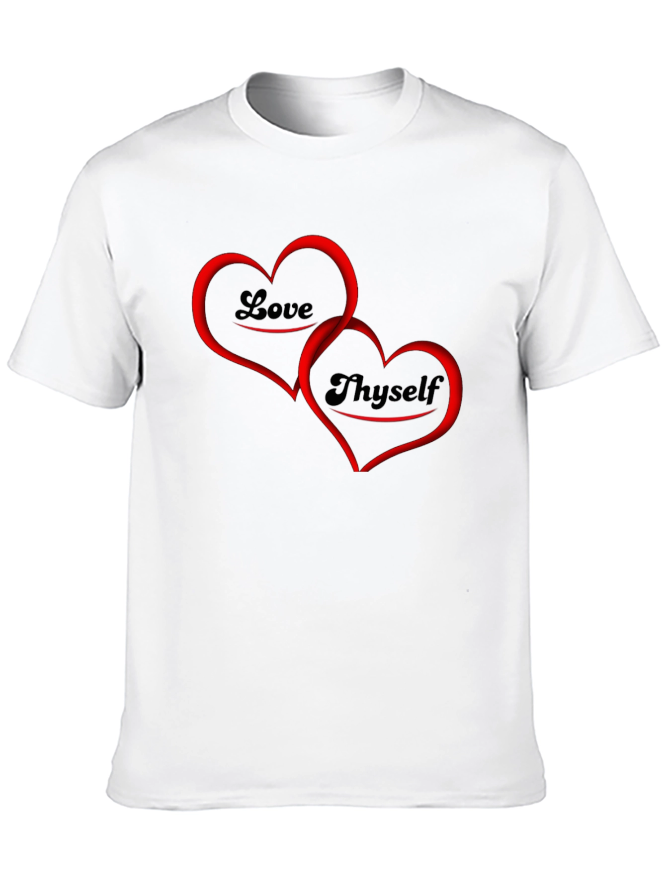 Love Thyself Graphic Tee - Black
