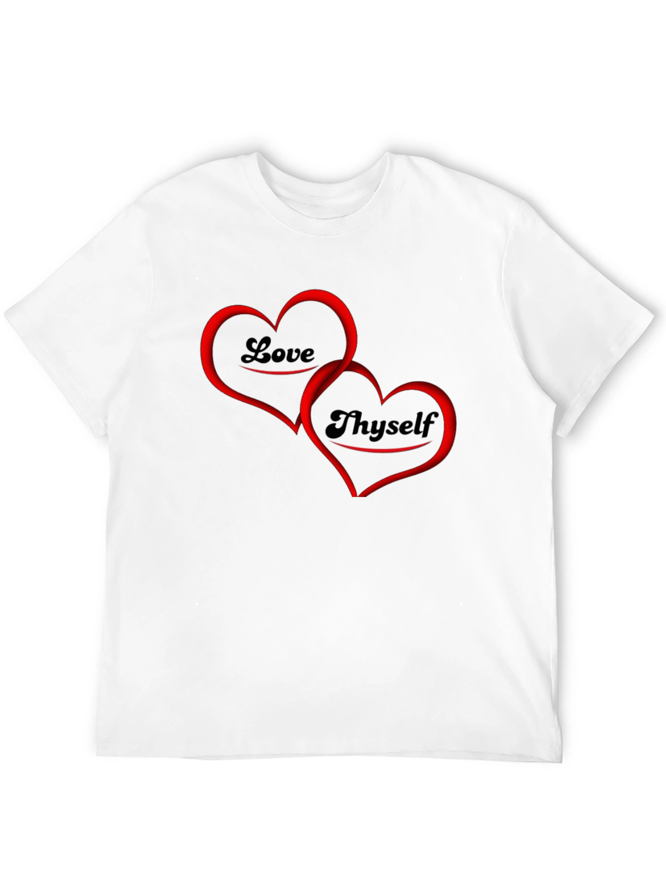 Love Thyself Graphic Tee - Black