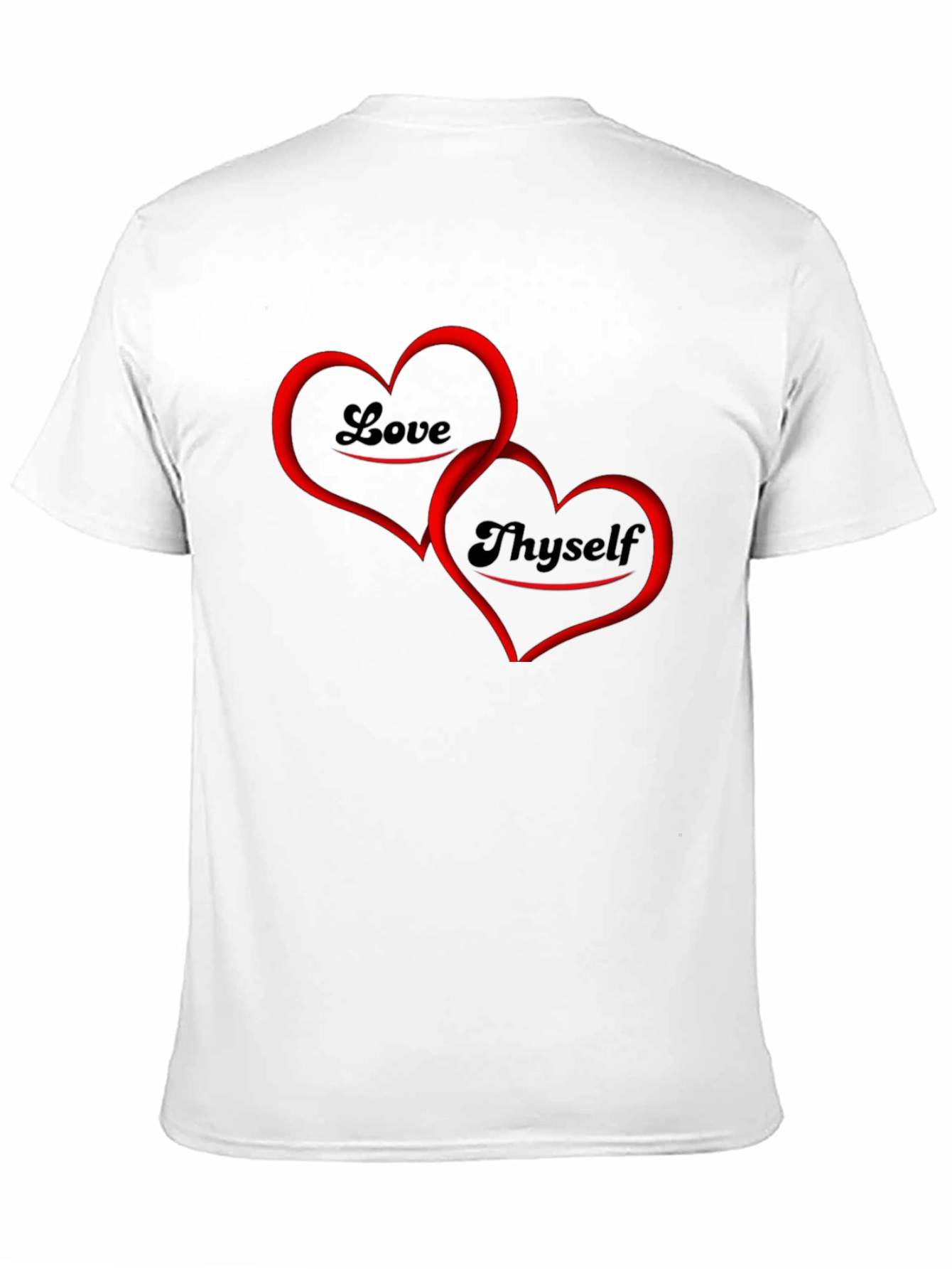 Love Thyself Graphic Tee - Black