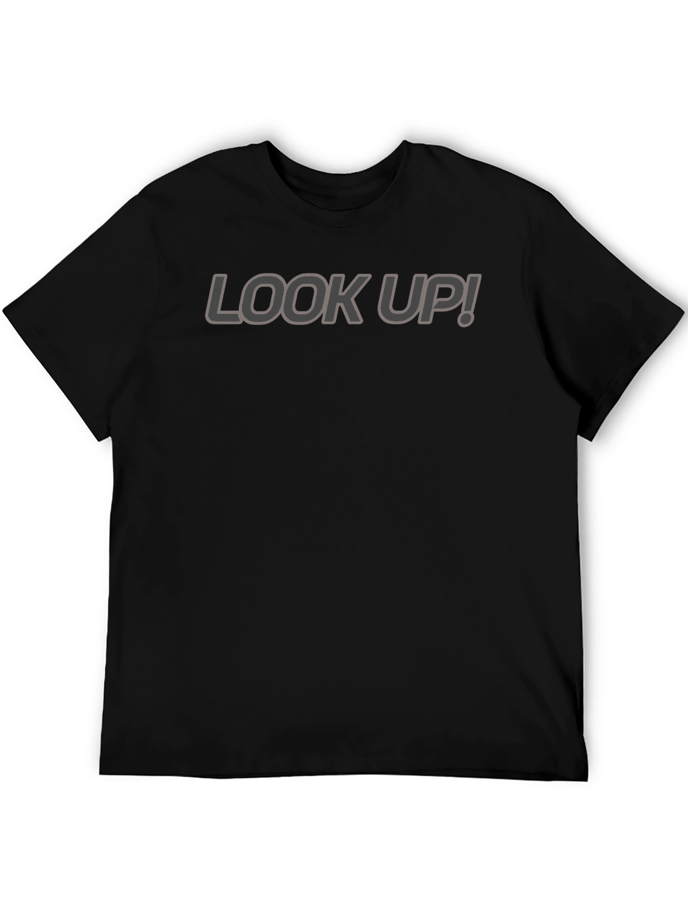 Look Up! Graphic Print Tee - Mens Casual Shirt