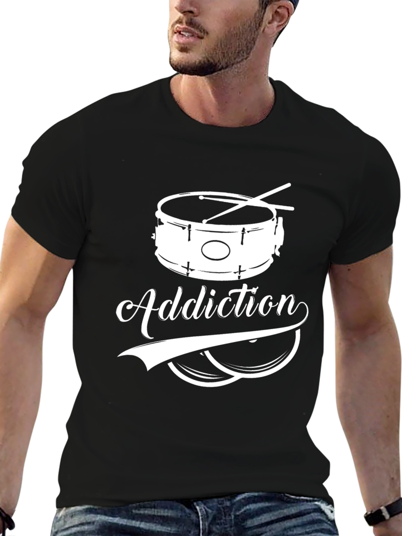 Drum Addiction T-Shirt - Musician Tee