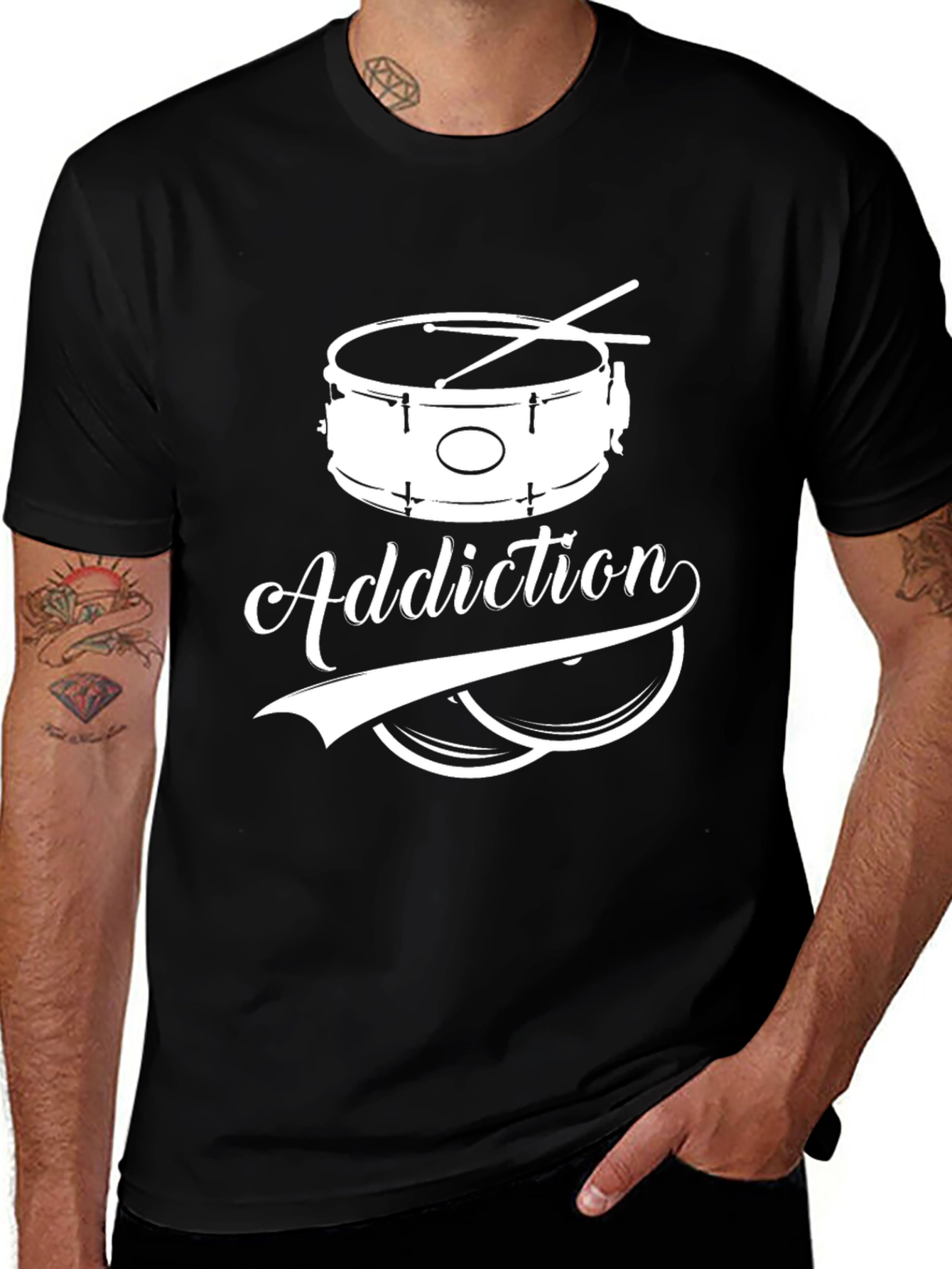 Drum Addiction T-Shirt - Musician Tee