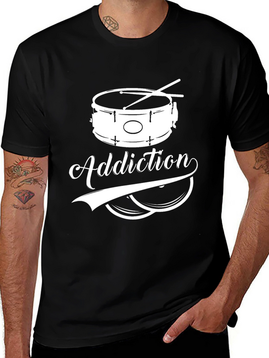 Drum Addiction T-Shirt - Musician Tee