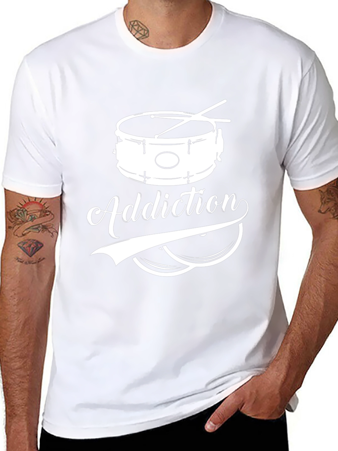 Drum Addiction T-Shirt - Musician Tee