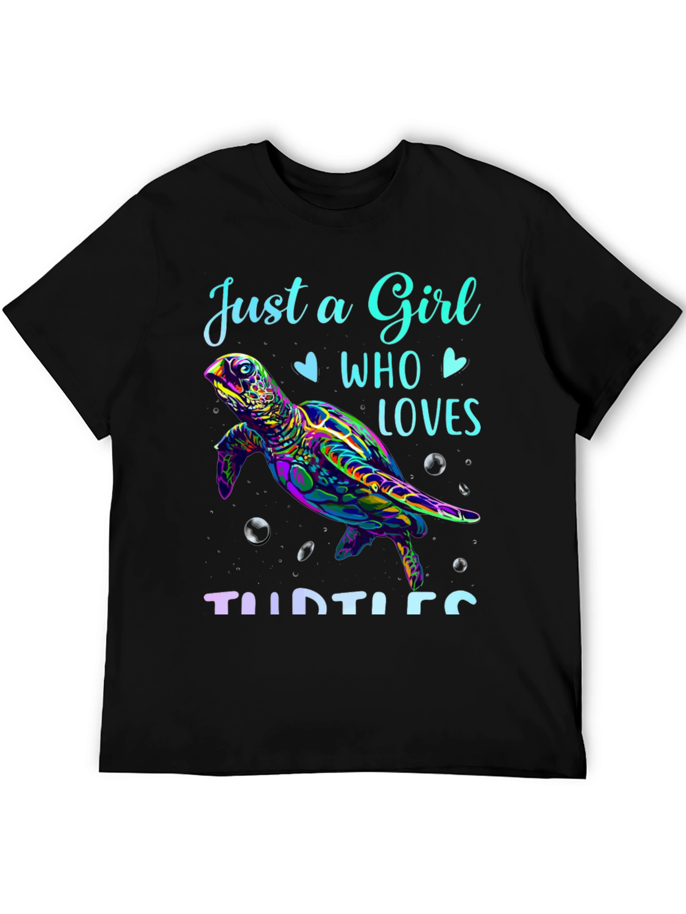 Just A Girl Who Loves Turtles Graphic Tee