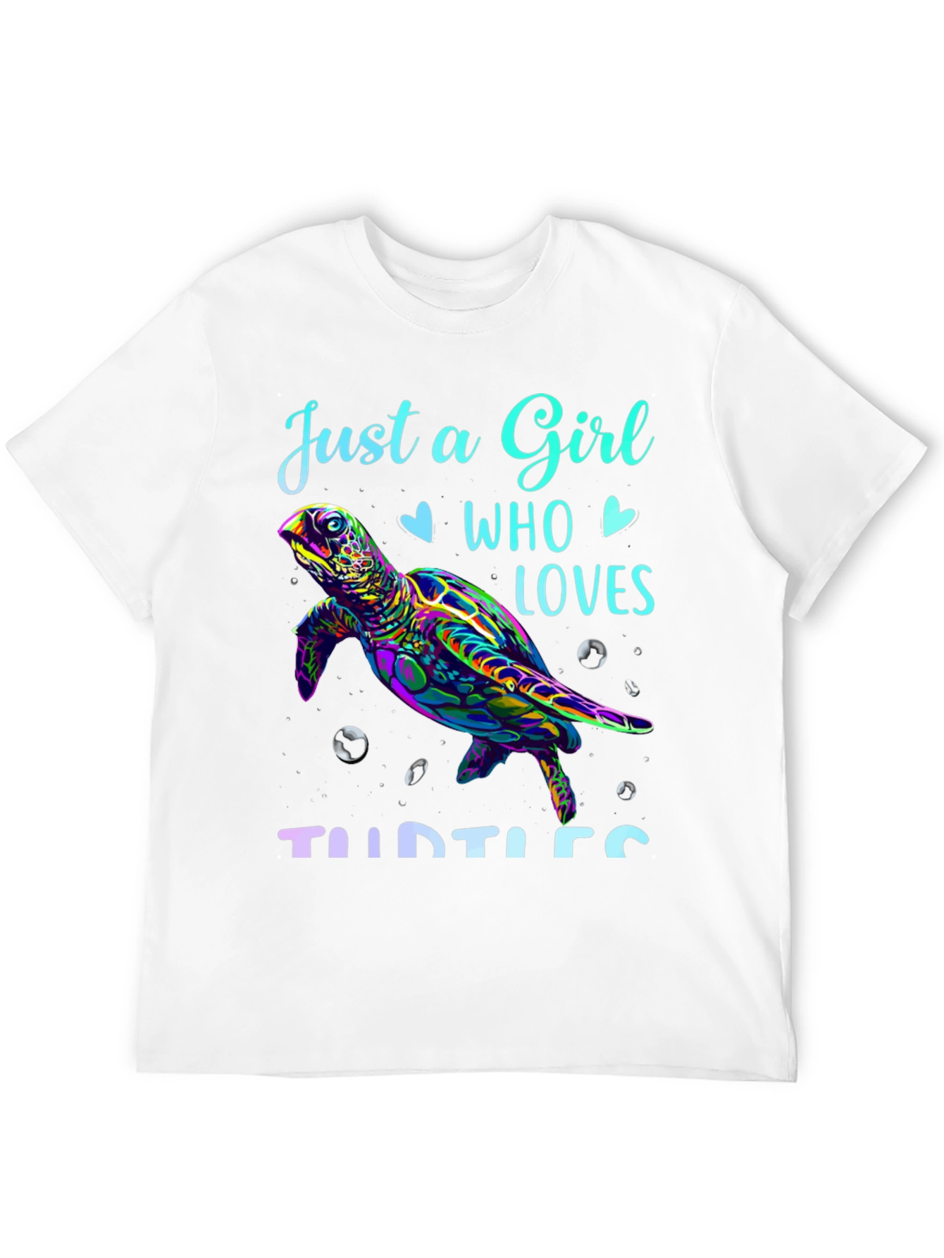 Just A Girl Who Loves Turtles Graphic Tee