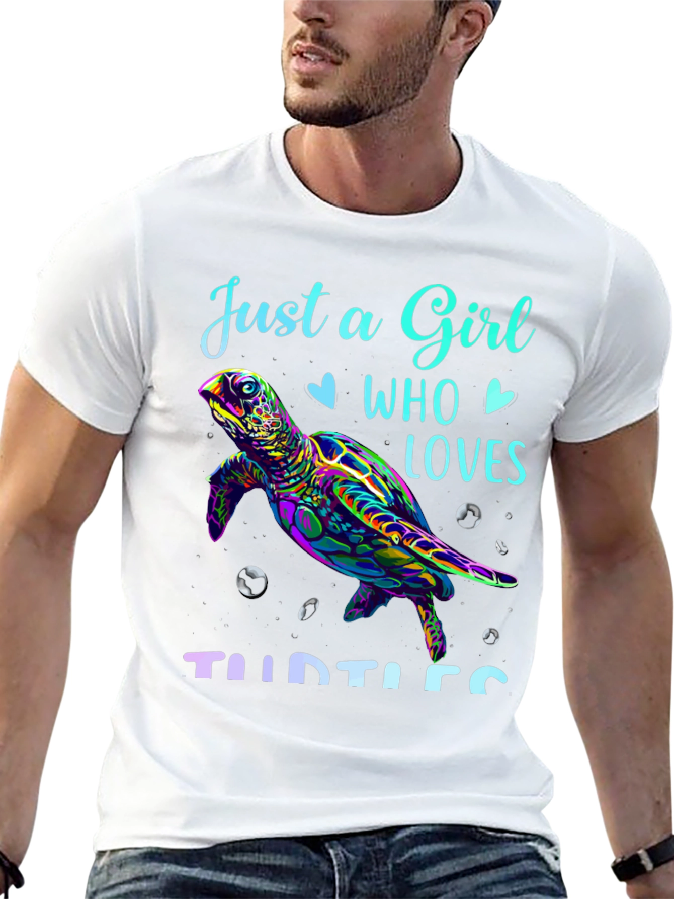 Just A Girl Who Loves Turtles Graphic Tee