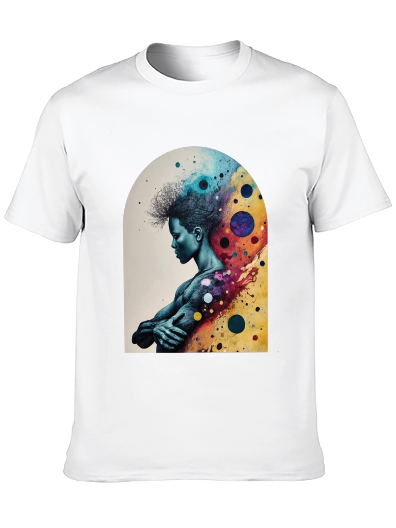 Abstract Man Graphic Tee - Stylish Comfort