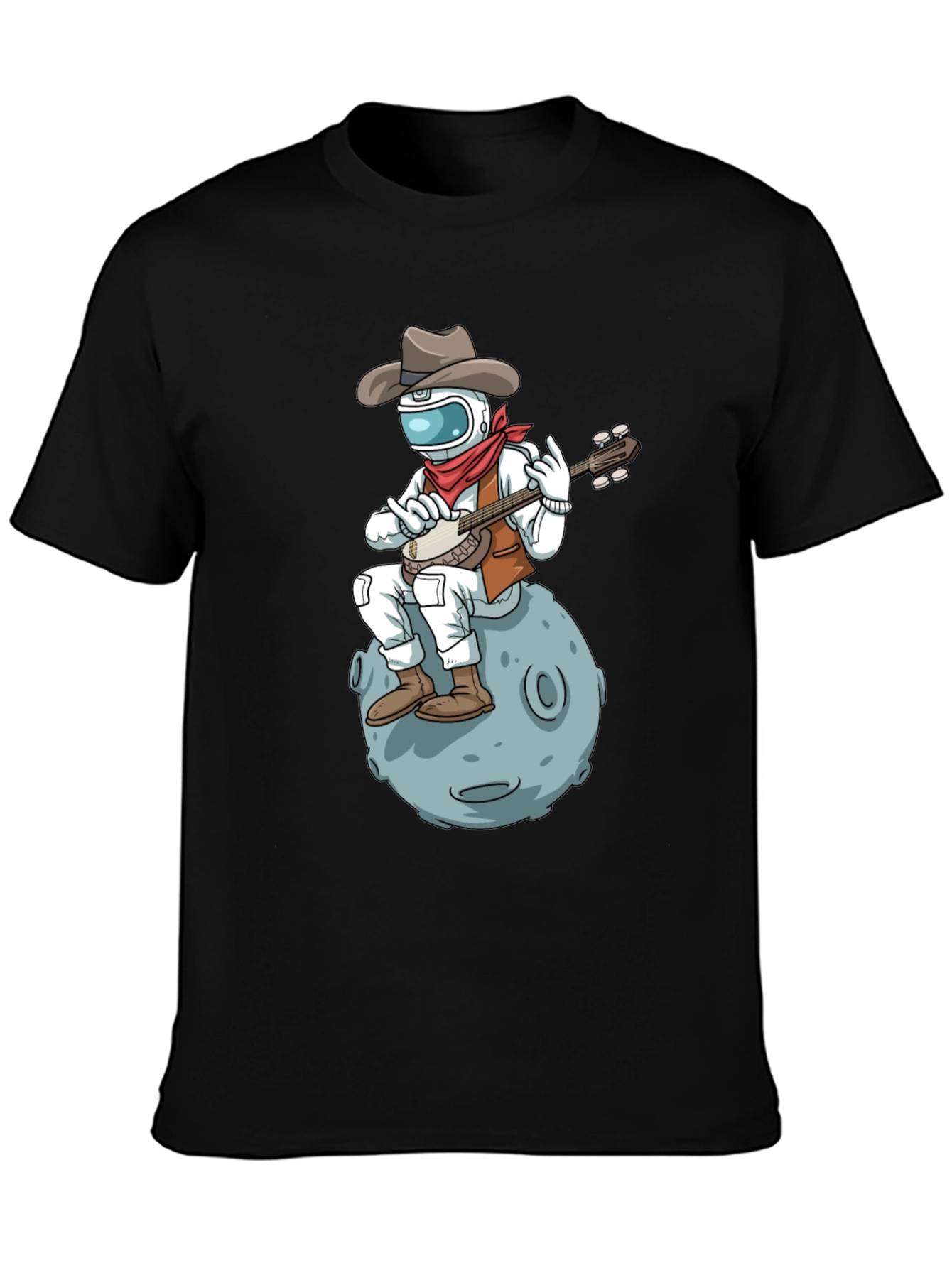 Cowboy Astronaut Banjo T-Shirt